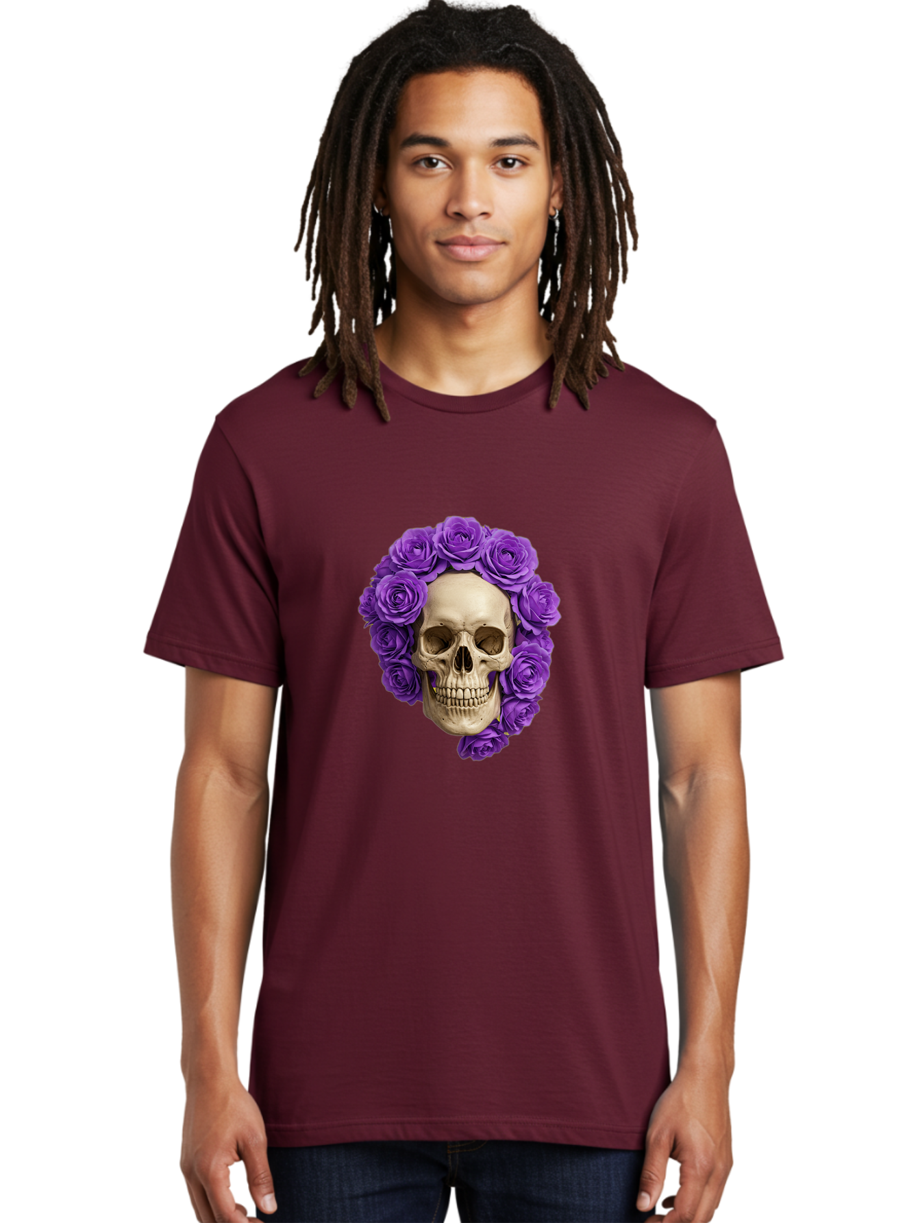 Skull-With-Roses Men'S Graphic Tee, 100% Cotton, Comfortable Casual Summer Wear, Machine Washable, Vintage Camera, Old Camera, Antique Camera, Black Camera, Classic Photography, Photography Equipment, Nostalgic Device, Film Camera, Camera Art Ban496 19