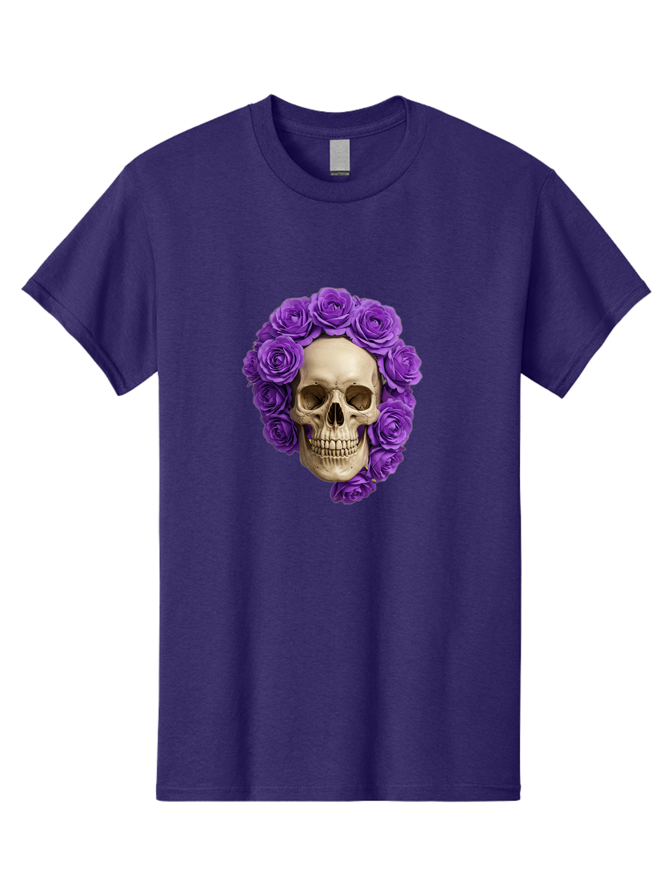 Skull-With-Roses Men'S Graphic Tee, 100% Cotton, Comfortable Casual Summer Wear, Machine Washable, Vintage Camera, Old Camera, Antique Camera, Black Camera, Classic Photography, Photography Equipment, Nostalgic Device, Film Camera, Camera Art Ban496 3