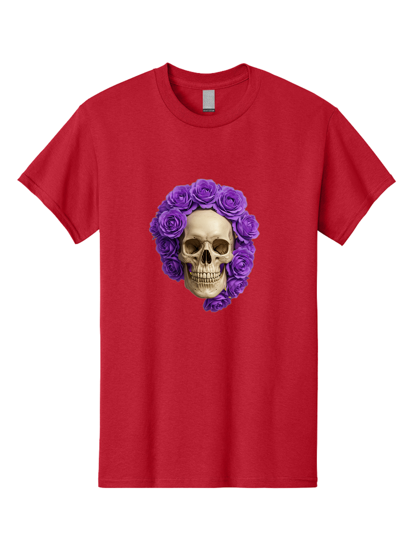 Skull-With-Roses Men'S Graphic Tee, 100% Cotton, Comfortable Casual Summer Wear, Machine Washable, Vintage Camera, Old Camera, Antique Camera, Black Camera, Classic Photography, Photography Equipment, Nostalgic Device, Film Camera, Camera Art Ban496 5
