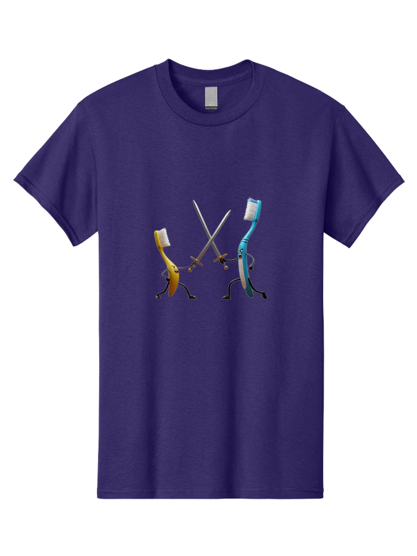 Toothbrush-Characters-Duelling Men'S Graphic Tee, 100% Cotton, Comfortable Casual Summer Wear, Machine Washable, Vintage Camera, Old Camera, Antique Camera, Black Camera, Classic Photography, Photography Equipment, Nostalgic Device, Ban815 12