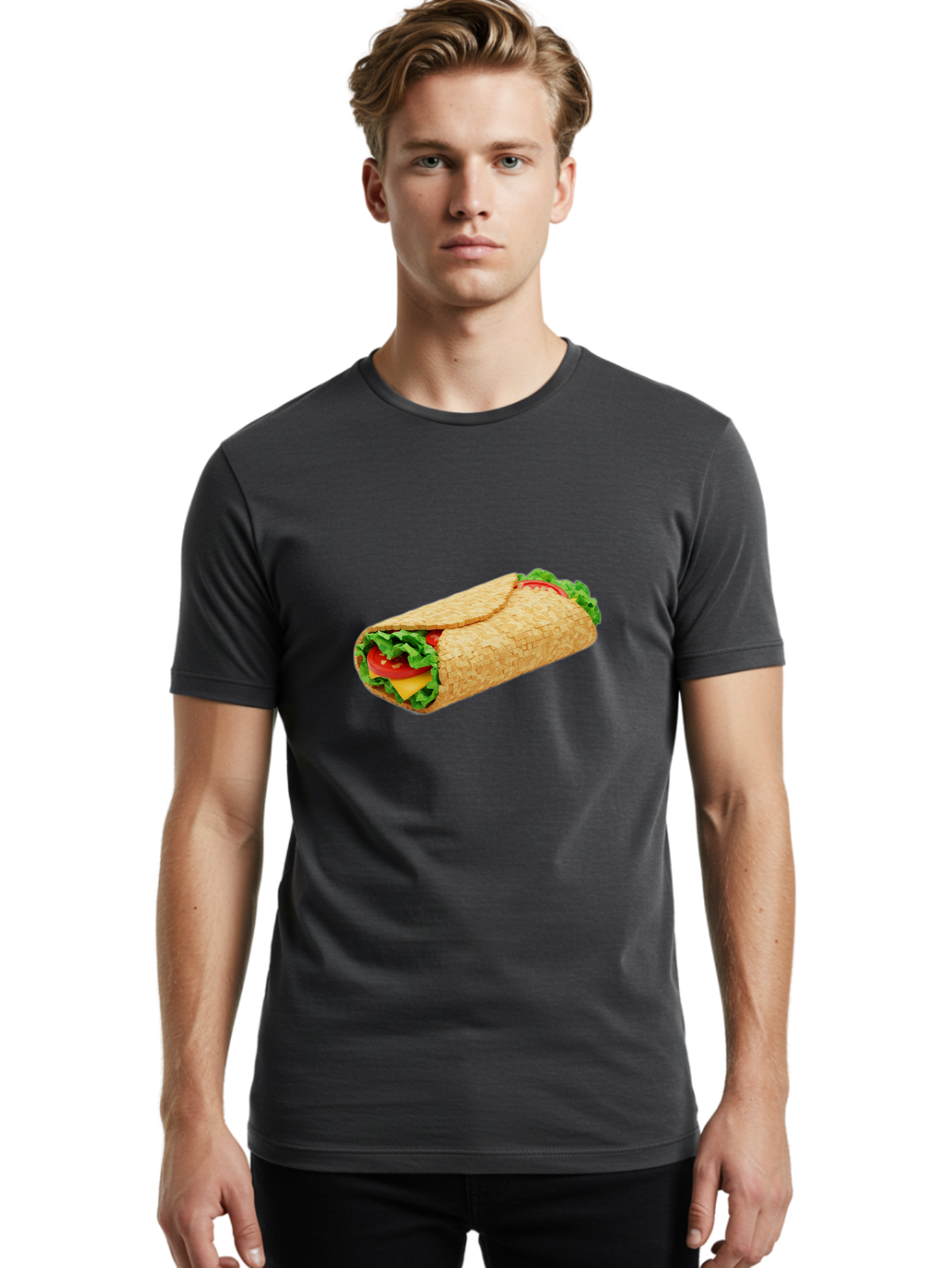 Tortilla-Wrap-1 Men'S Graphic Tee, 100% Cotton, Comfortable Casual Summer Wear, Machine Washable, Vintage Camera, Old Camera, Antique Camera, Black Camera, Classic Photography, Photography Equipment, Nostalgic Device, Film Camera, Camera Art Ban823 27