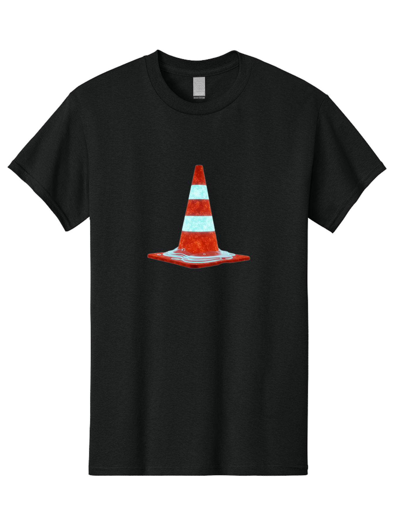 Traffic-Cone-Melting-1 Men'S Graphic Tee, 100% Cotton, Comfortable Casual Summer Wear, Machine Washable, Vintage Camera, Old Camera, Antique Camera, Black Camera, Classic Photography, Photography Equipment, Nostalgic Device, Film Camera, Ban841 13