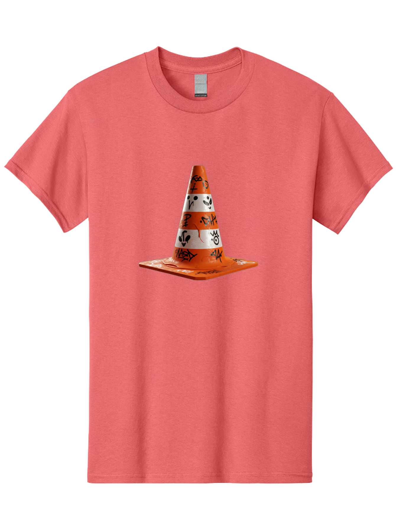 Traffic-Cone-With-Graffiti Men'S Graphic Tee, 100% Cotton, Comfortable Casual Summer Wear, Machine Washable, Vintage Camera, Old Camera, Antique Camera, Black Camera, Classic Photography, Photography Equipment, Nostalgic Device, Film Camera, Ban843 12