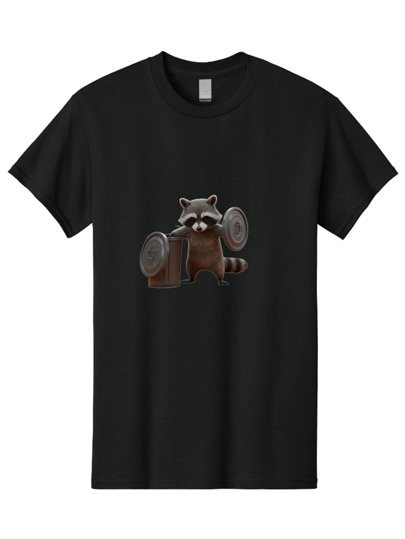 Trash-Can-Dumbbell-Raccoon Men'S Graphic Tee, 100% Cotton, Comfortable Casual Summer Wear, Machine Washable, Vintage Camera, Old Camera, Antique Camera, Black Camera, Classic Photography, Photography Equipment, Nostalgic Device, Film Camera, Ban846 5