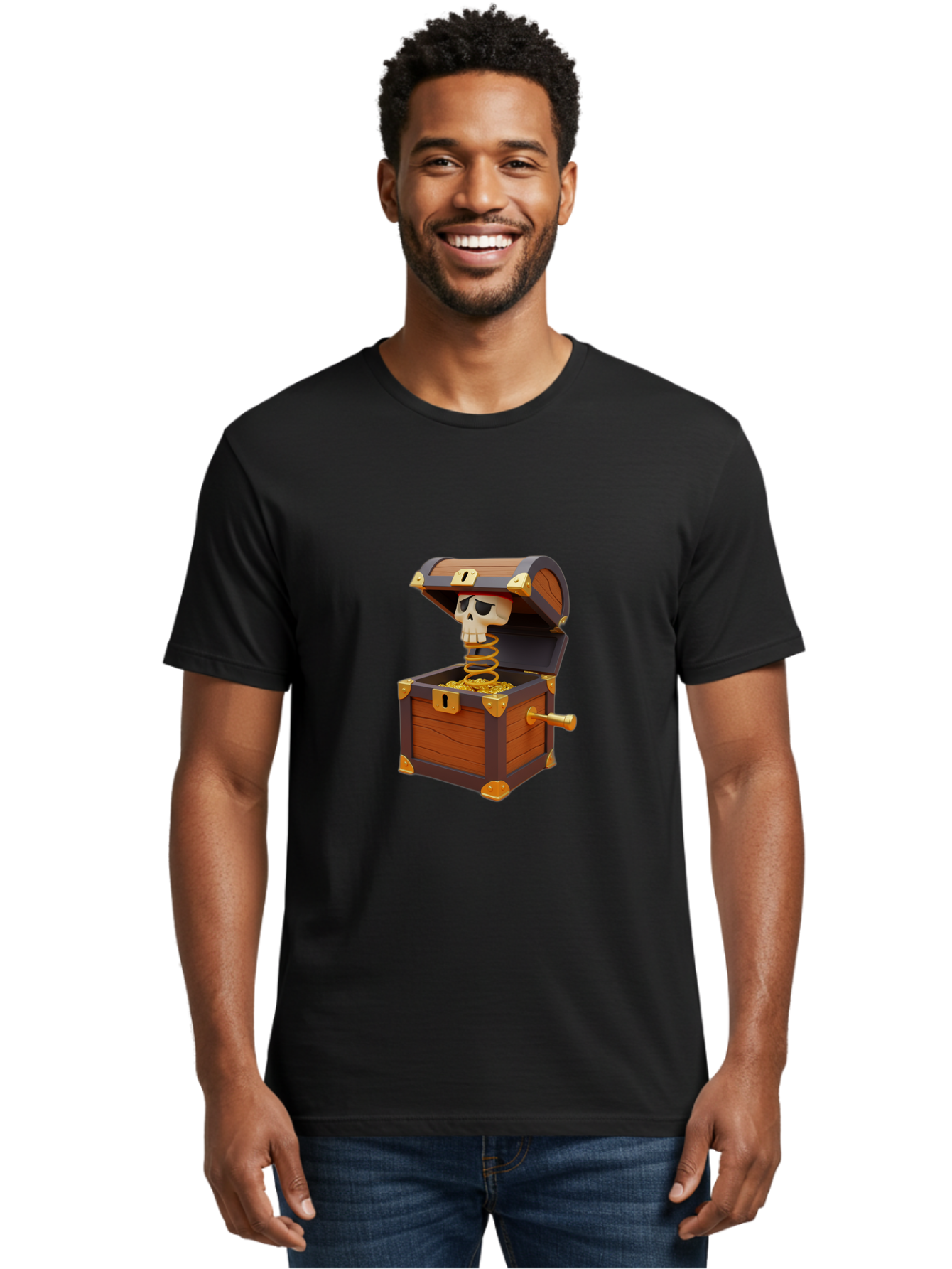 Treasure-Chest-Jack-In-The-Box Men'S Graphic Tee, 100% Cotton, Comfortable Casual Summer Wear, Machine Washable, Vintage Camera, Old Camera, Antique Camera, Black Camera, Classic Photography, Photography Equipment, Nostalgic Device, Ban847 21