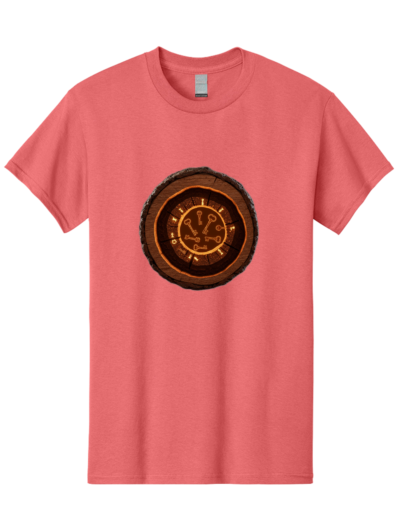 Tree-Stump-Clock Men'S Graphic Tee, 100% Cotton, Comfortable Casual Summer Wear, Machine Washable, Vintage Camera, Old Camera, Antique Camera, Black Camera, Classic Photography, Photography Equipment, Nostalgic Device, Film Camera, Camera Art Ban855 2