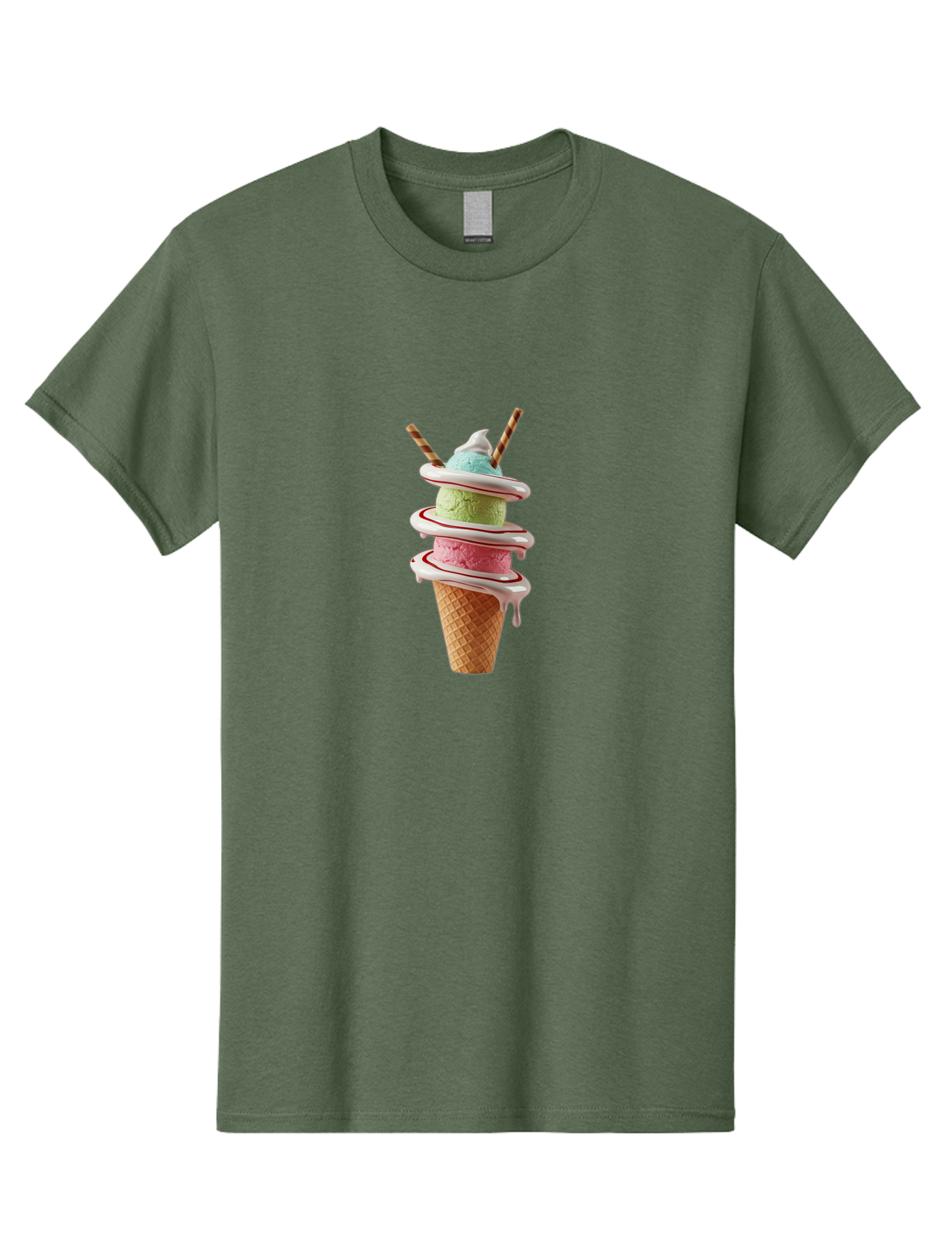 Tri-Colored-Ice-Cream-Cone Men'S Graphic Tee, 100% Cotton, Comfortable Casual Summer Wear, Machine Washable, Vintage Camera, Old Camera, Antique Camera, Black Camera, Classic Photography, Photography Equipment, Nostalgic Device, Film Camera, Ban856 2