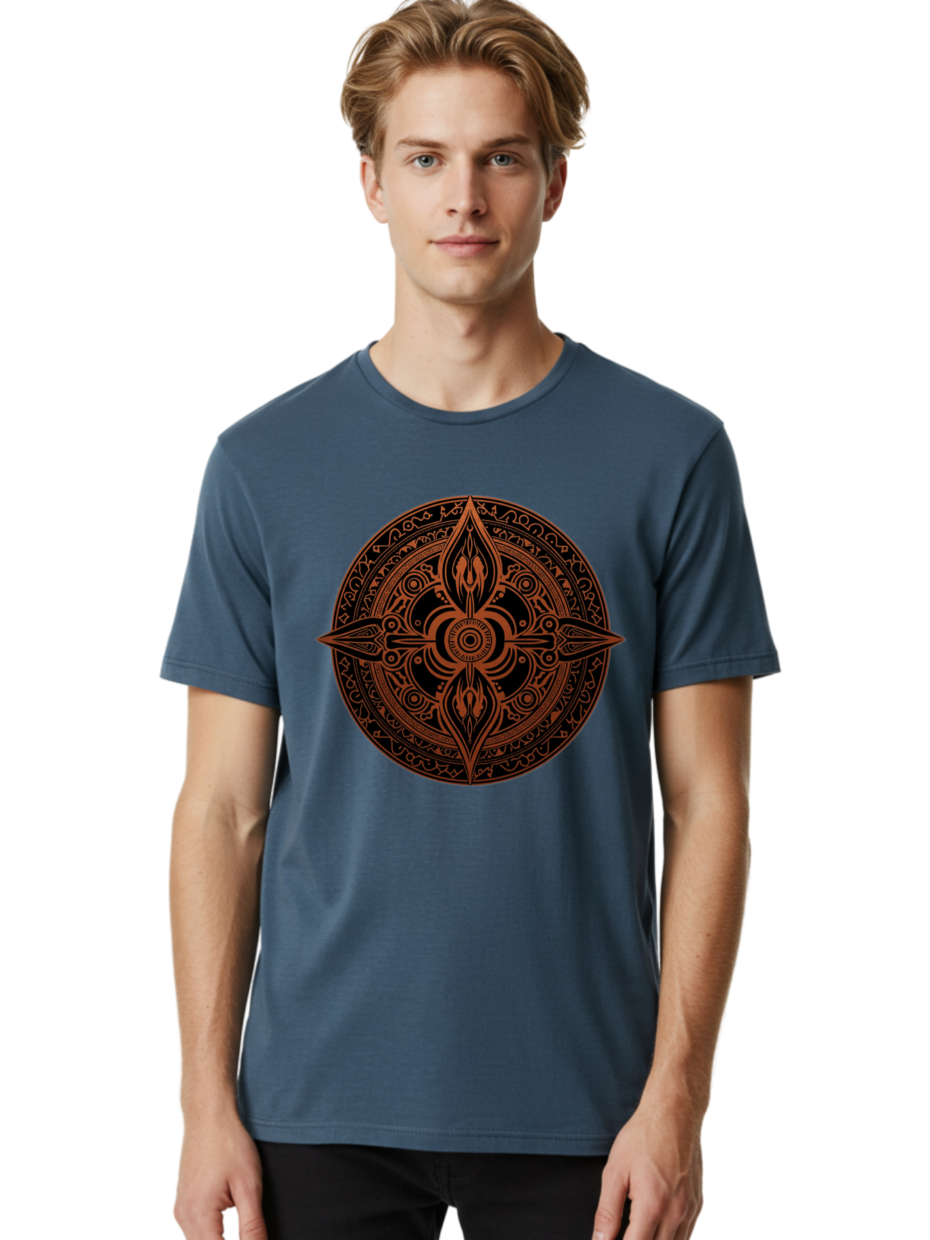 Tribal-Mandala Men'S Graphic Tee, 100% Cotton, Comfortable Casual Summer Wear, Machine Washable, Vintage Camera, Old Camera, Antique Camera, Black Camera, Classic Photography, Photography Equipment, Nostalgic Device, Film Camera, Camera Art Ban857 30