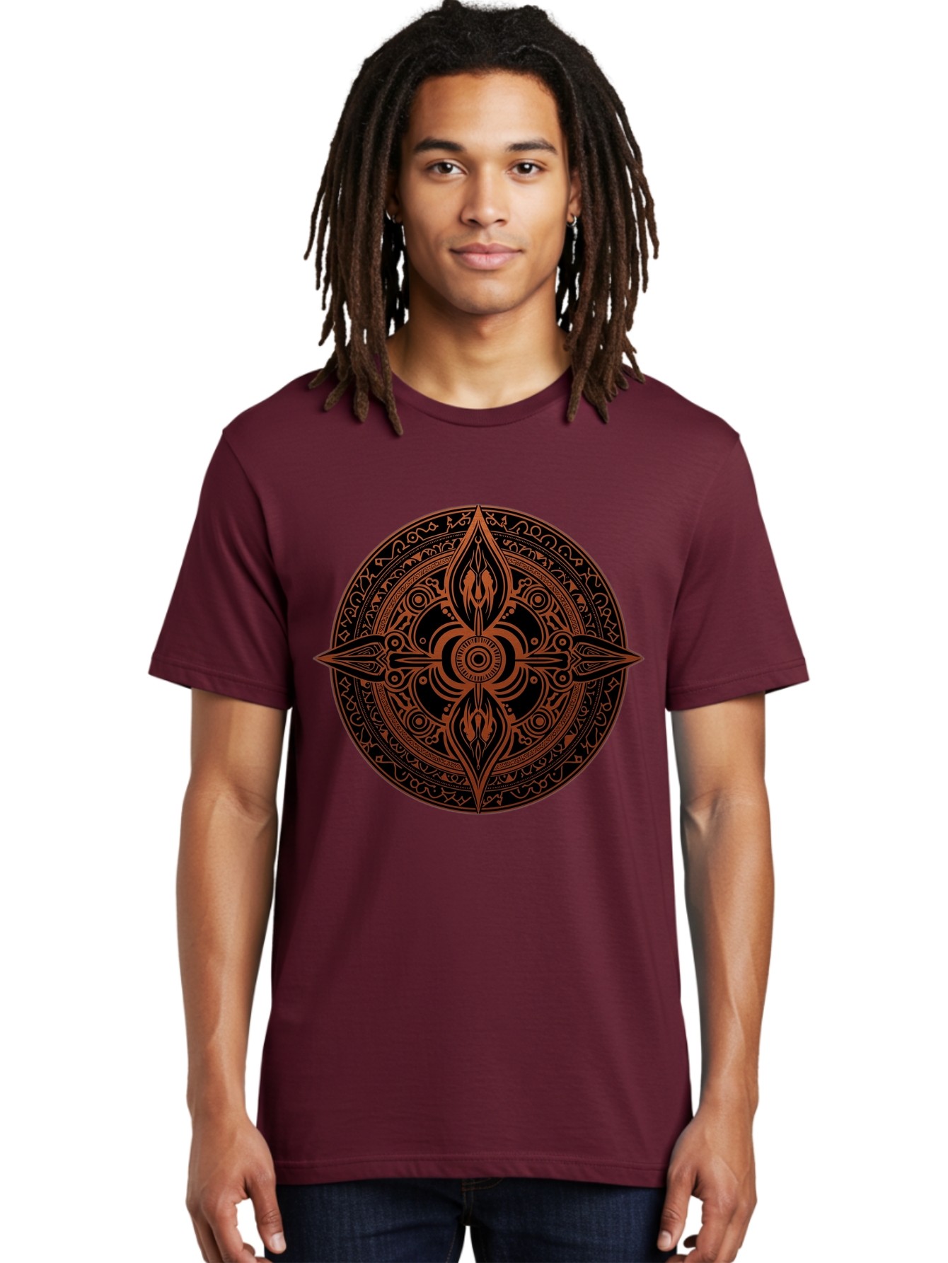 Tribal-Mandala Men'S Graphic Tee, 100% Cotton, Comfortable Casual Summer Wear, Machine Washable, Vintage Camera, Old Camera, Antique Camera, Black Camera, Classic Photography, Photography Equipment, Nostalgic Device, Film Camera, Camera Art Ban857 20