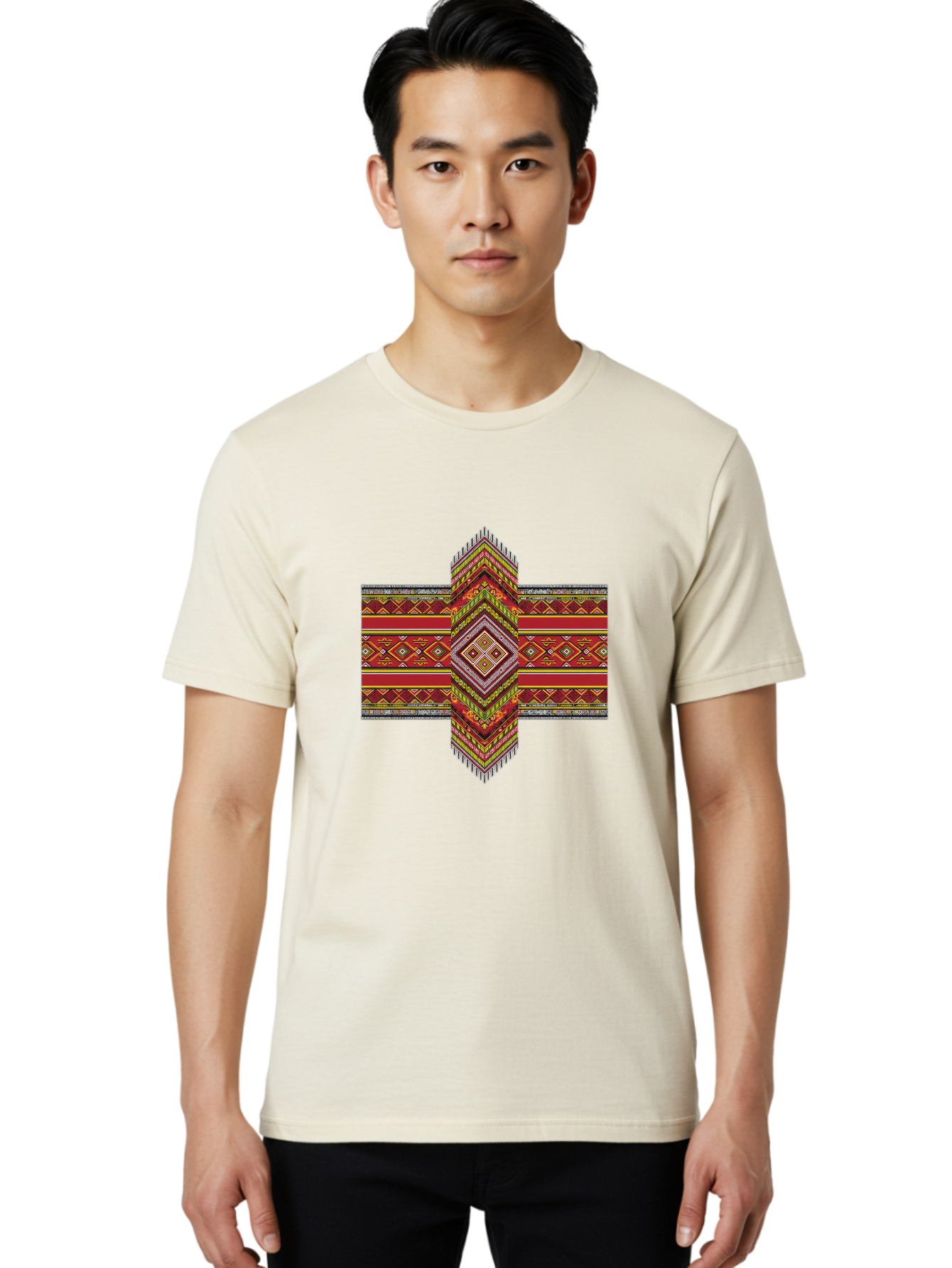 Tribal-Pattern-Cross Men'S Graphic Tee, 100% Cotton, Comfortable Casual Summer Wear, Machine Washable, Vintage Camera, Old Camera, Antique Camera, Black Camera, Classic Photography, Photography Equipment, Nostalgic Device, Film Camera, Ban858 20