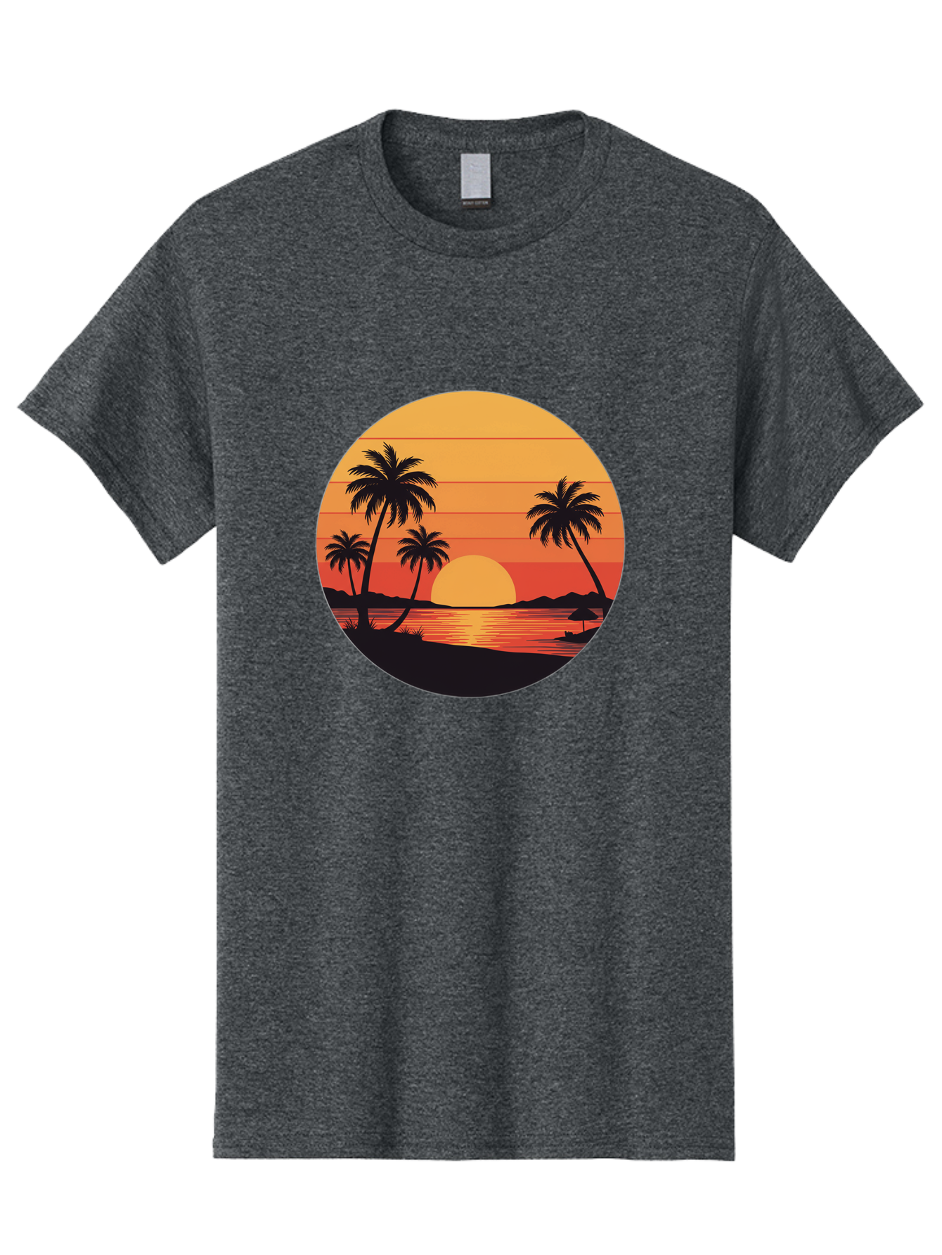 Tropical-Sunset Men'S Graphic Tee, 100% Cotton, Comfortable Casual Summer Wear, Machine Washable, Vintage Camera, Old Camera, Antique Camera, Black Camera, Classic Photography, Photography Equipment, Nostalgic Device, Film Camera, Camera Art Ban862 13