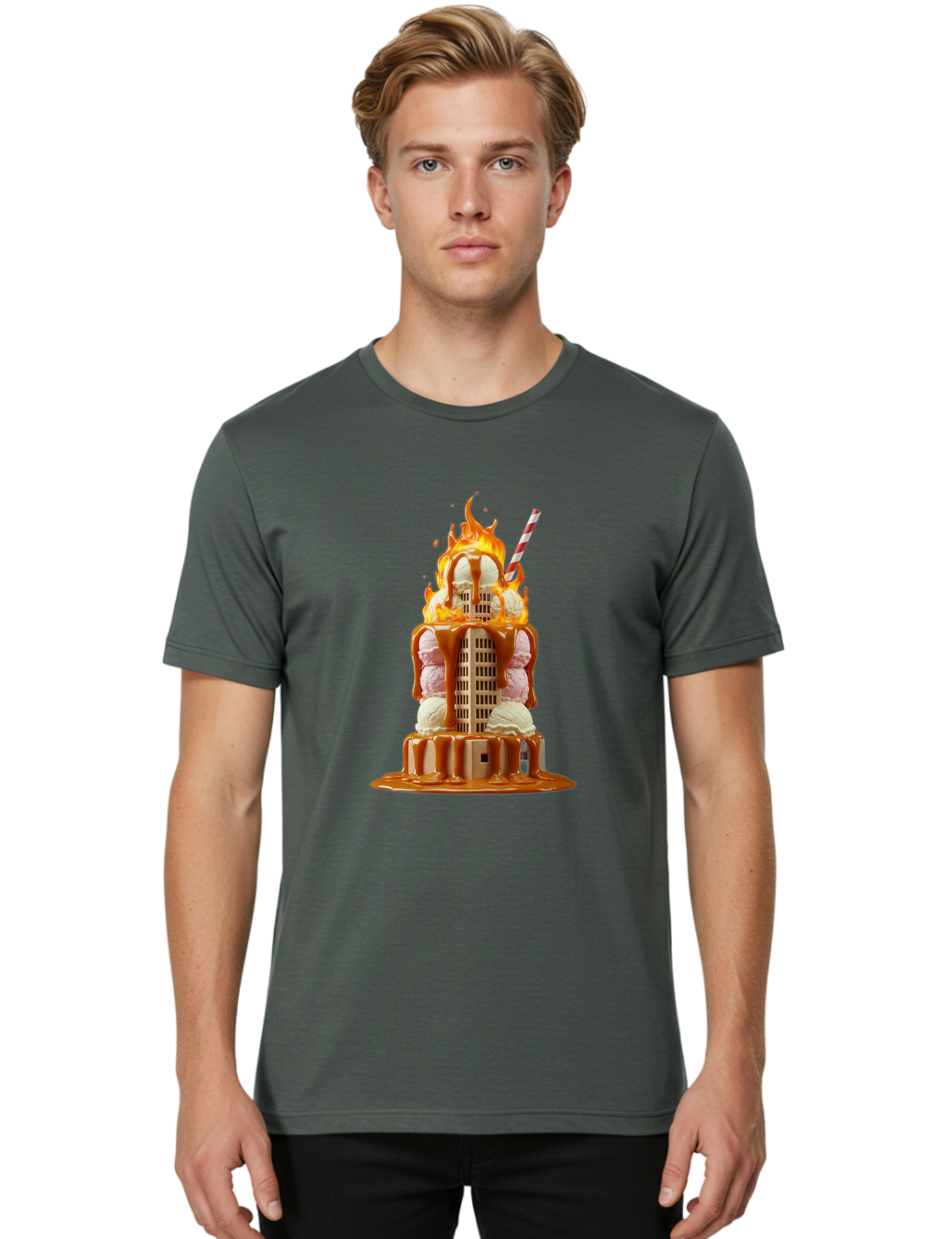 Twin-Towers-Ice-Cream Men'S Graphic Tee, 100% Cotton, Comfortable Casual Summer Wear, Machine Washable, Vintage Camera, Old Camera, Antique Camera, Black Camera, Classic Photography, Photography Equipment, Nostalgic Device, Film Camera, Ban878 27