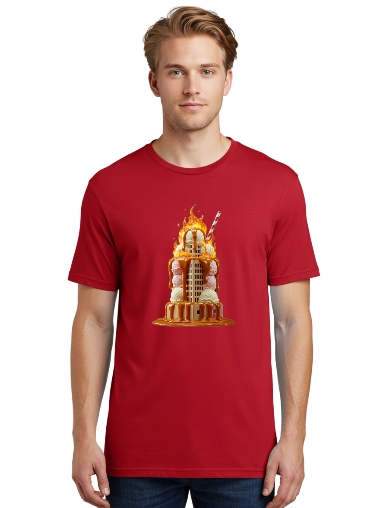 Twin-Towers-Ice-Cream Men'S Graphic Tee, 100% Cotton, Comfortable Casual Summer Wear, Machine Washable, Vintage Camera, Old Camera, Antique Camera, Black Camera, Classic Photography, Photography Equipment, Nostalgic Device, Film Camera, Ban878 19