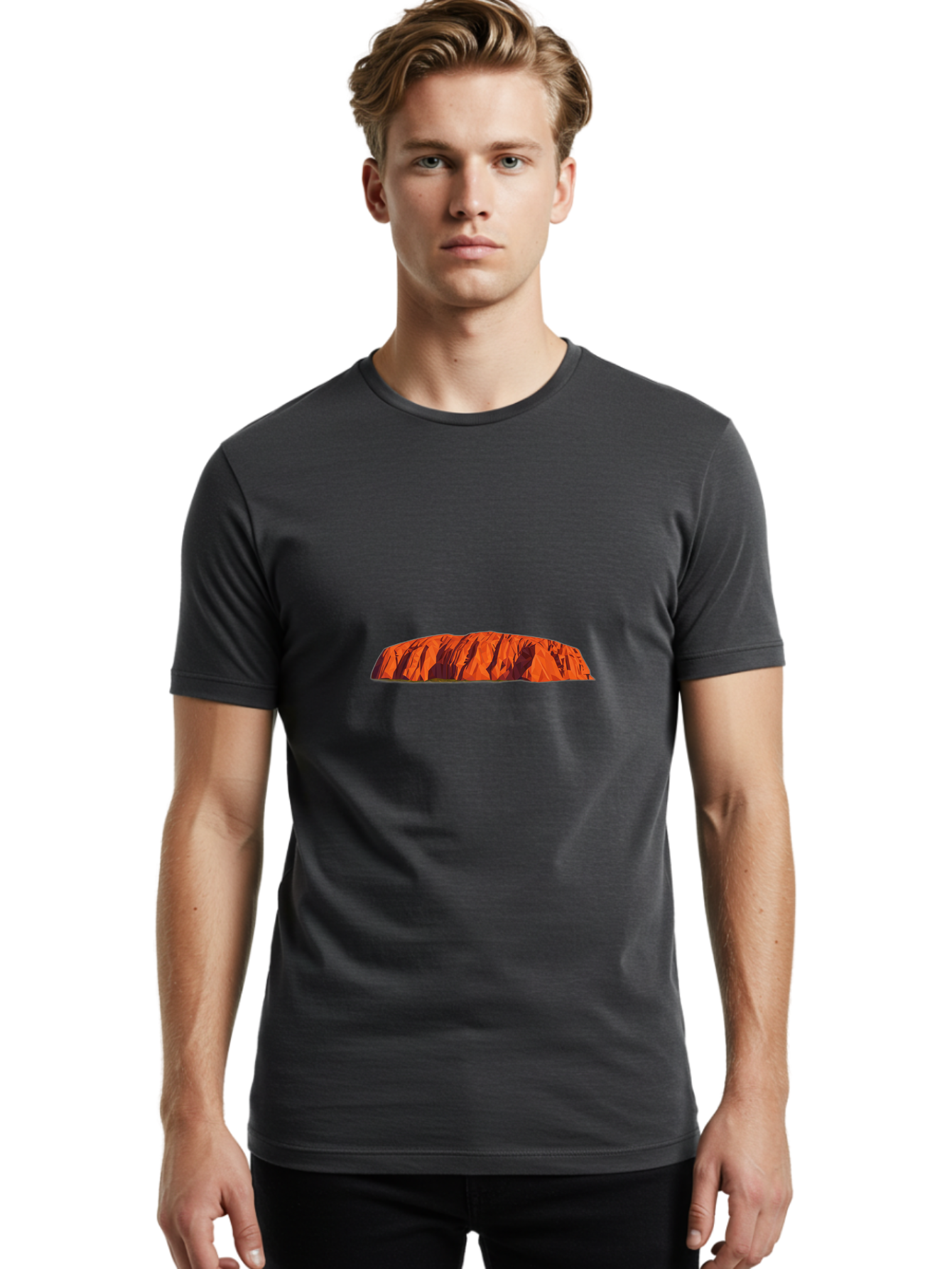 Uluru-Rock Men'S Graphic Tee, 100% Cotton, Comfortable Casual Summer Wear, Machine Washable, Vintage Camera, Old Camera, Antique Camera, Black Camera, Classic Photography, Photography Equipment, Nostalgic Device, Film Camera, Camera Art Ban885 17