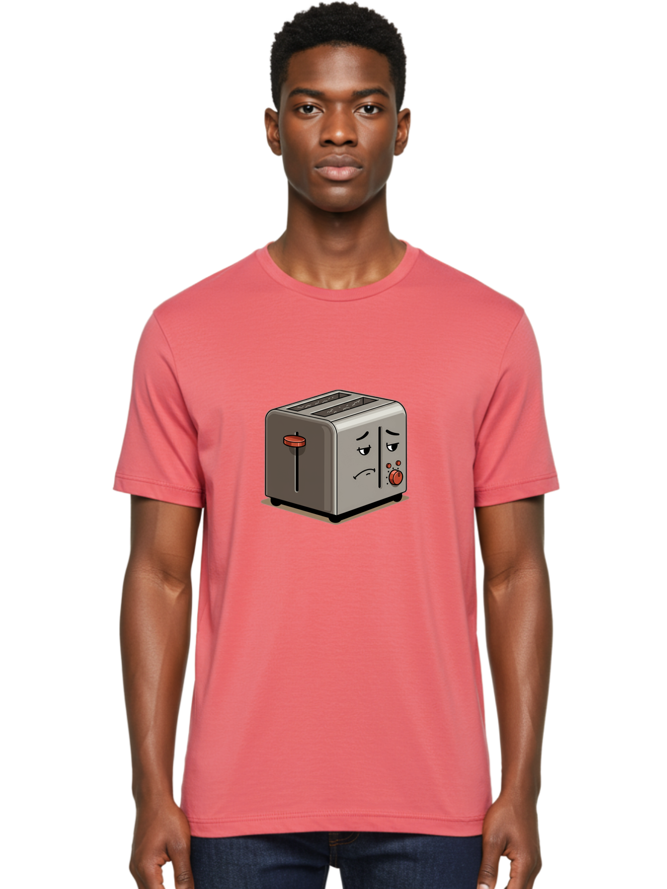 Unhappy-Toaster-1 Men'S Graphic Tee, 100% Cotton, Comfortable Casual Summer Wear, Machine Washable, Vintage Camera, Old Camera, Antique Camera, Black Camera, Classic Photography, Photography Equipment, Nostalgic Device, Film Camera, Camera Art Ban889 17