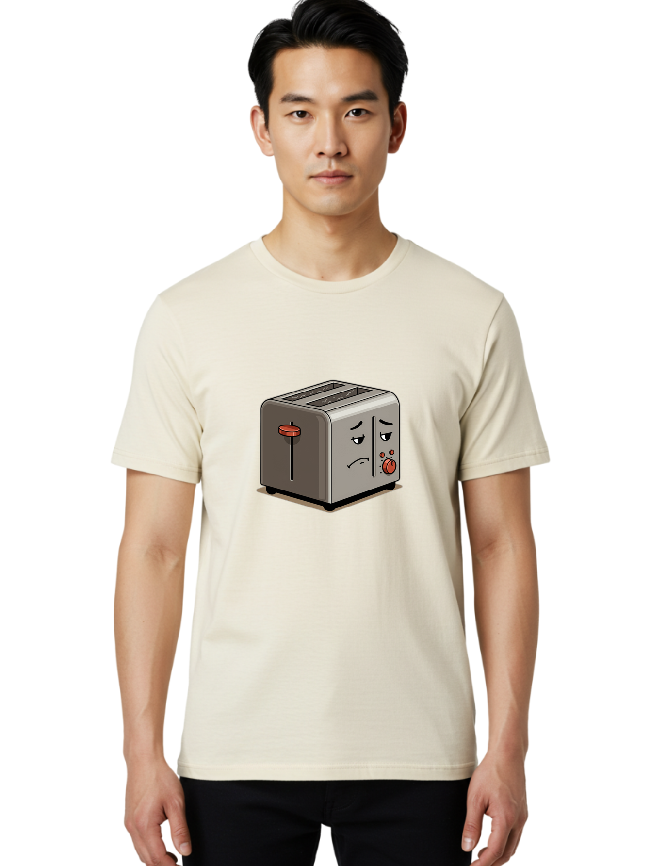 Unhappy-Toaster-1 Men'S Graphic Tee, 100% Cotton, Comfortable Casual Summer Wear, Machine Washable, Vintage Camera, Old Camera, Antique Camera, Black Camera, Classic Photography, Photography Equipment, Nostalgic Device, Film Camera, Camera Art Ban889 20