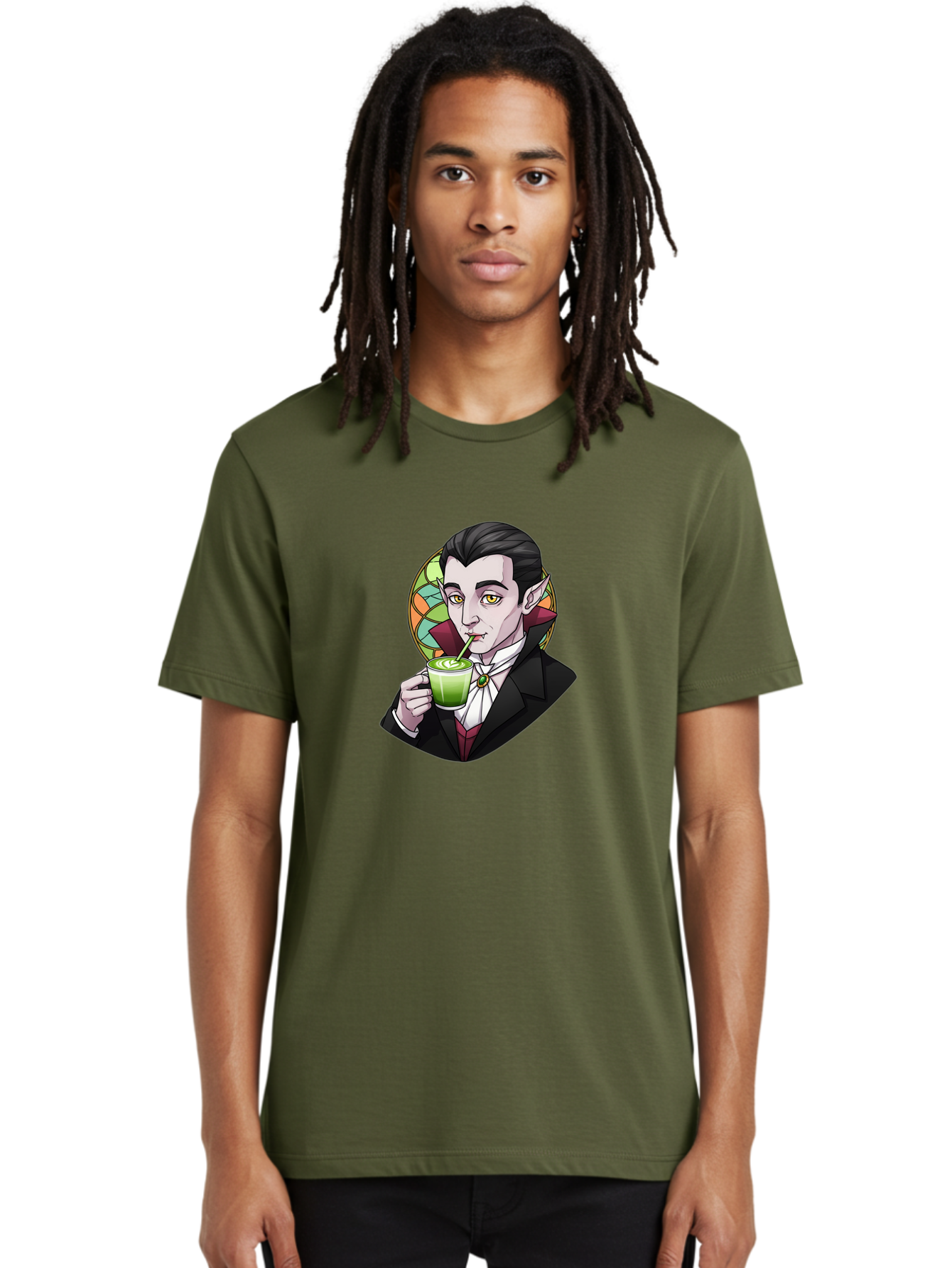 Vampire-Drinking-Matcha-3 Men'S Graphic Tee, 100% Cotton, Comfortable Casual Summer Wear, Machine Washable, Vintage Camera, Old Camera, Antique Camera, Black Camera, Classic Photography, Photography Equipment, Nostalgic Device, Film Camera, Ban897 24