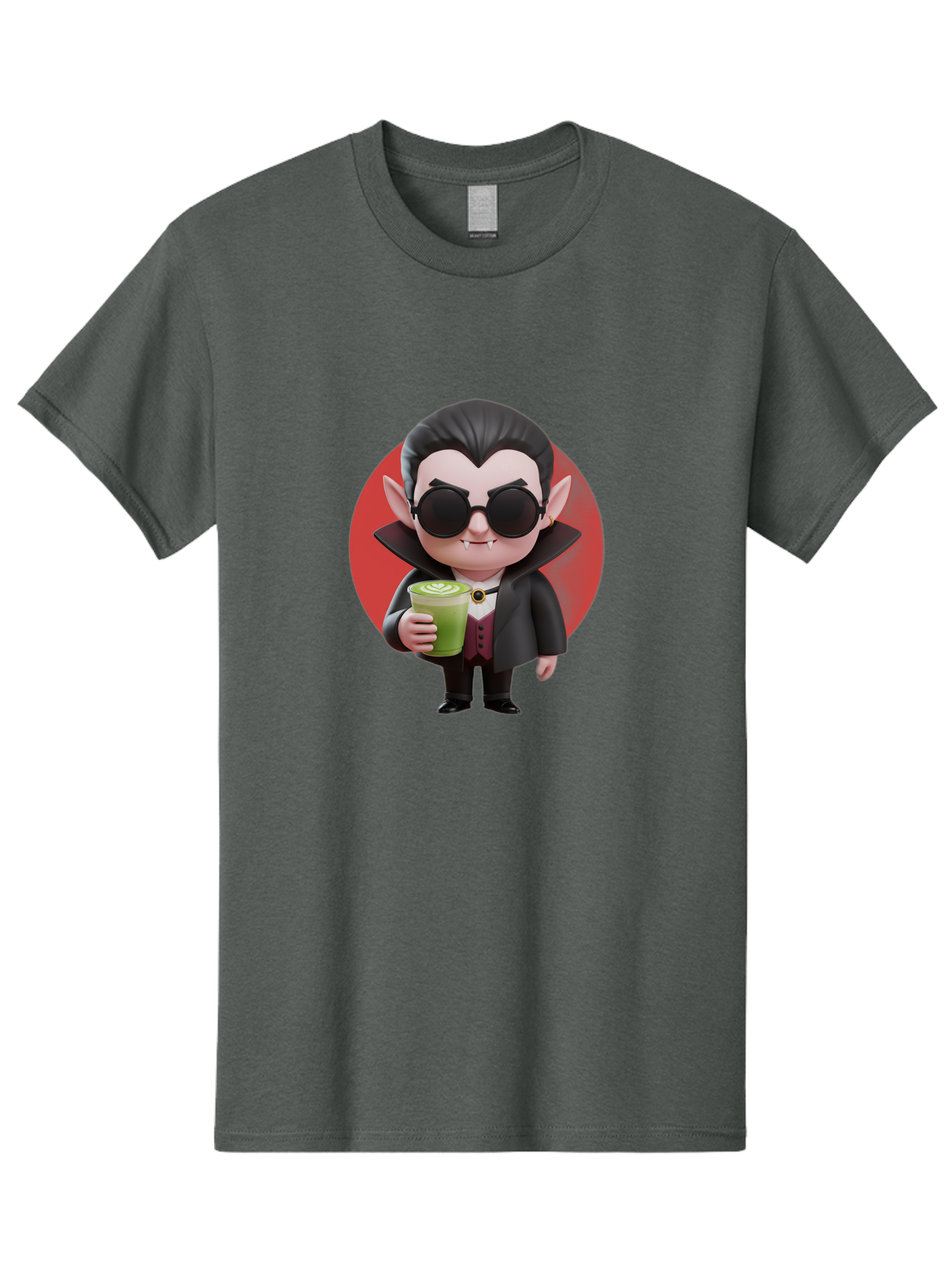 Vampire-Drinking-Matcha Men'S Graphic Tee, 100% Cotton, Comfortable Casual Summer Wear, Machine Washable, Vintage Camera, Old Camera, Antique Camera, Black Camera, Classic Photography, Photography Equipment, Nostalgic Device, Film Camera, Ban900 12