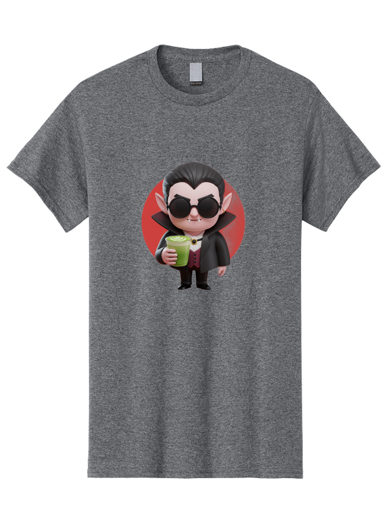 Vampire-Drinking-Matcha Men'S Graphic Tee, 100% Cotton, Comfortable Casual Summer Wear, Machine Washable, Vintage Camera, Old Camera, Antique Camera, Black Camera, Classic Photography, Photography Equipment, Nostalgic Device, Film Camera, Ban900 10