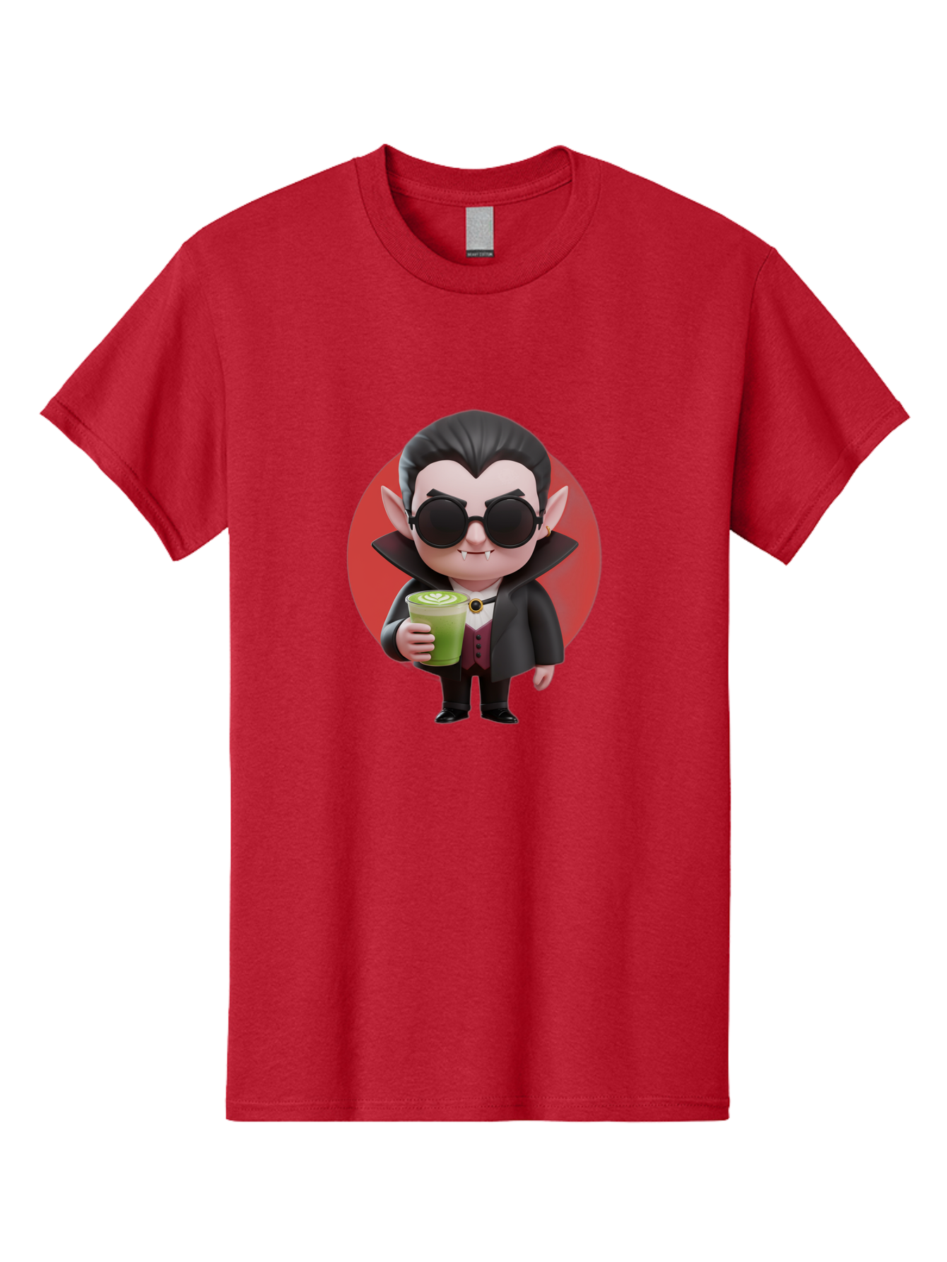 Vampire-Drinking-Matcha Men'S Graphic Tee, 100% Cotton, Comfortable Casual Summer Wear, Machine Washable, Vintage Camera, Old Camera, Antique Camera, Black Camera, Classic Photography, Photography Equipment, Nostalgic Device, Film Camera, Ban900 11