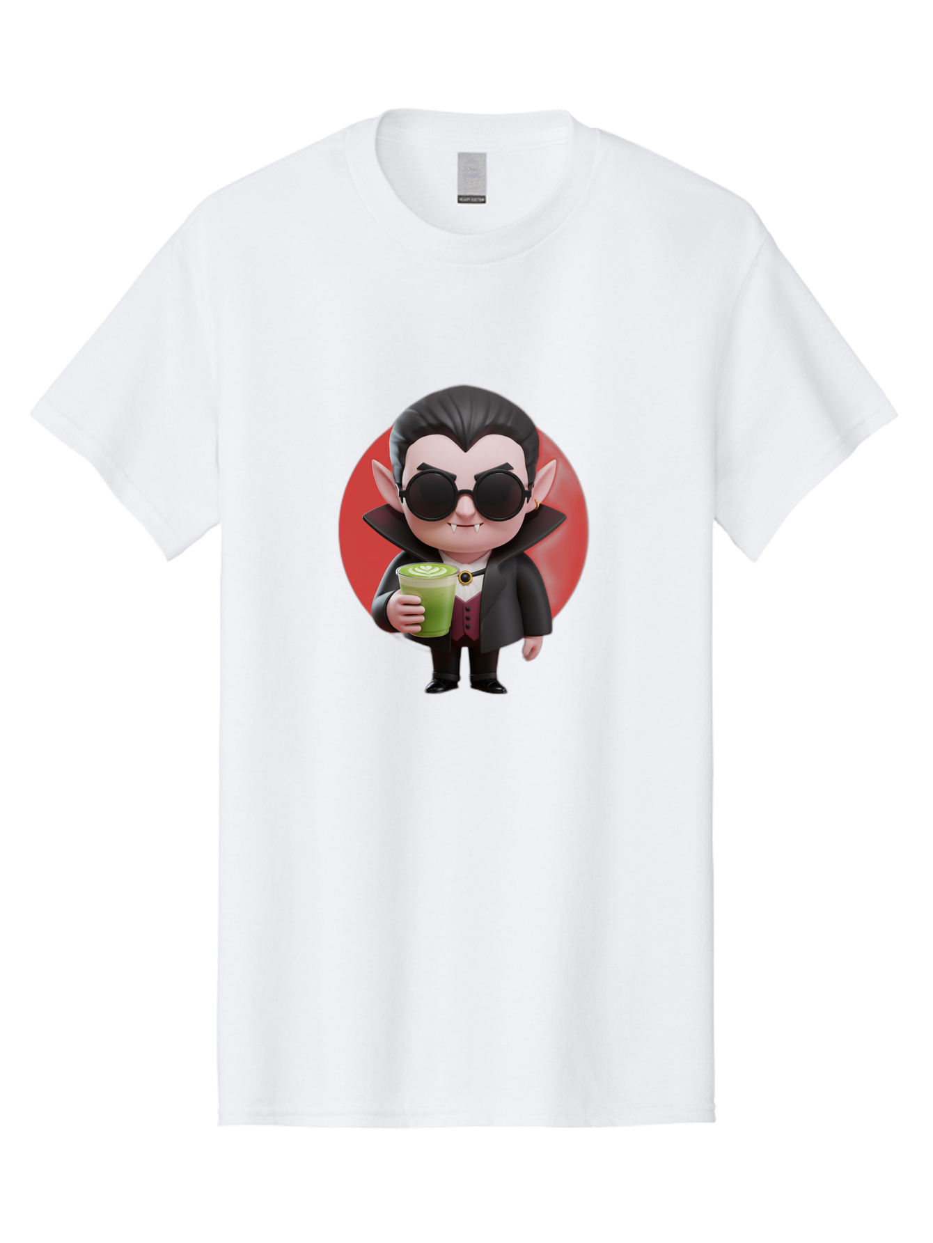 Vampire-Drinking-Matcha Men'S Graphic Tee, 100% Cotton, Comfortable Casual Summer Wear, Machine Washable, Vintage Camera, Old Camera, Antique Camera, Black Camera, Classic Photography, Photography Equipment, Nostalgic Device, Film Camera, Ban900 7