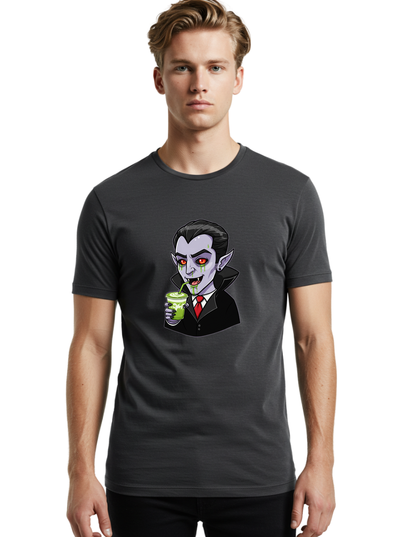 Vampire-Drinking Men'S Graphic Tee, 100% Cotton, Comfortable Casual Summer Wear, Machine Washable, Vintage Camera, Old Camera, Antique Camera, Black Camera, Classic Photography, Photography Equipment, Nostalgic Device, Film Camera, Camera Art Ban901 30