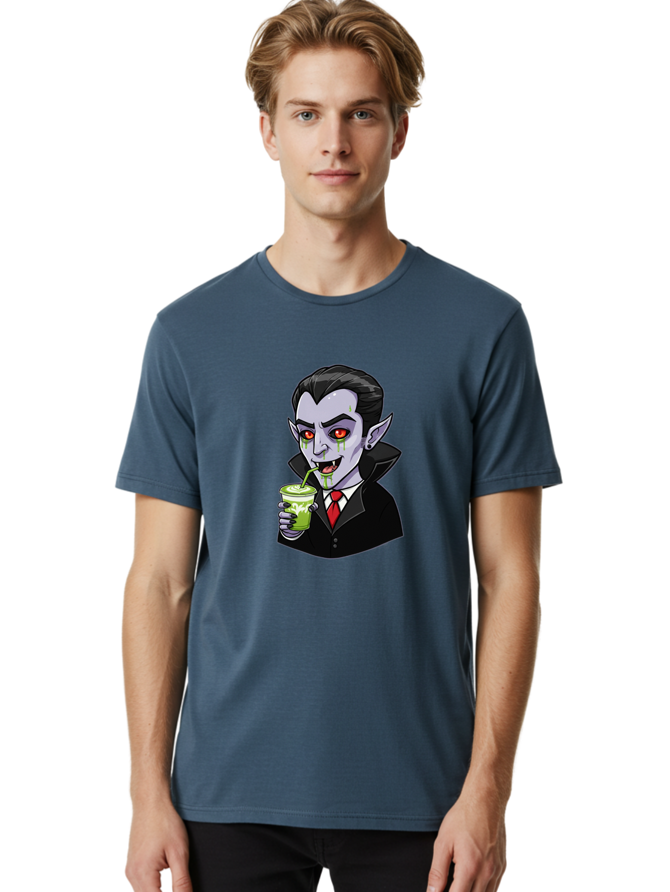 Vampire-Drinking Men'S Graphic Tee, 100% Cotton, Comfortable Casual Summer Wear, Machine Washable, Vintage Camera, Old Camera, Antique Camera, Black Camera, Classic Photography, Photography Equipment, Nostalgic Device, Film Camera, Camera Art Ban901 25