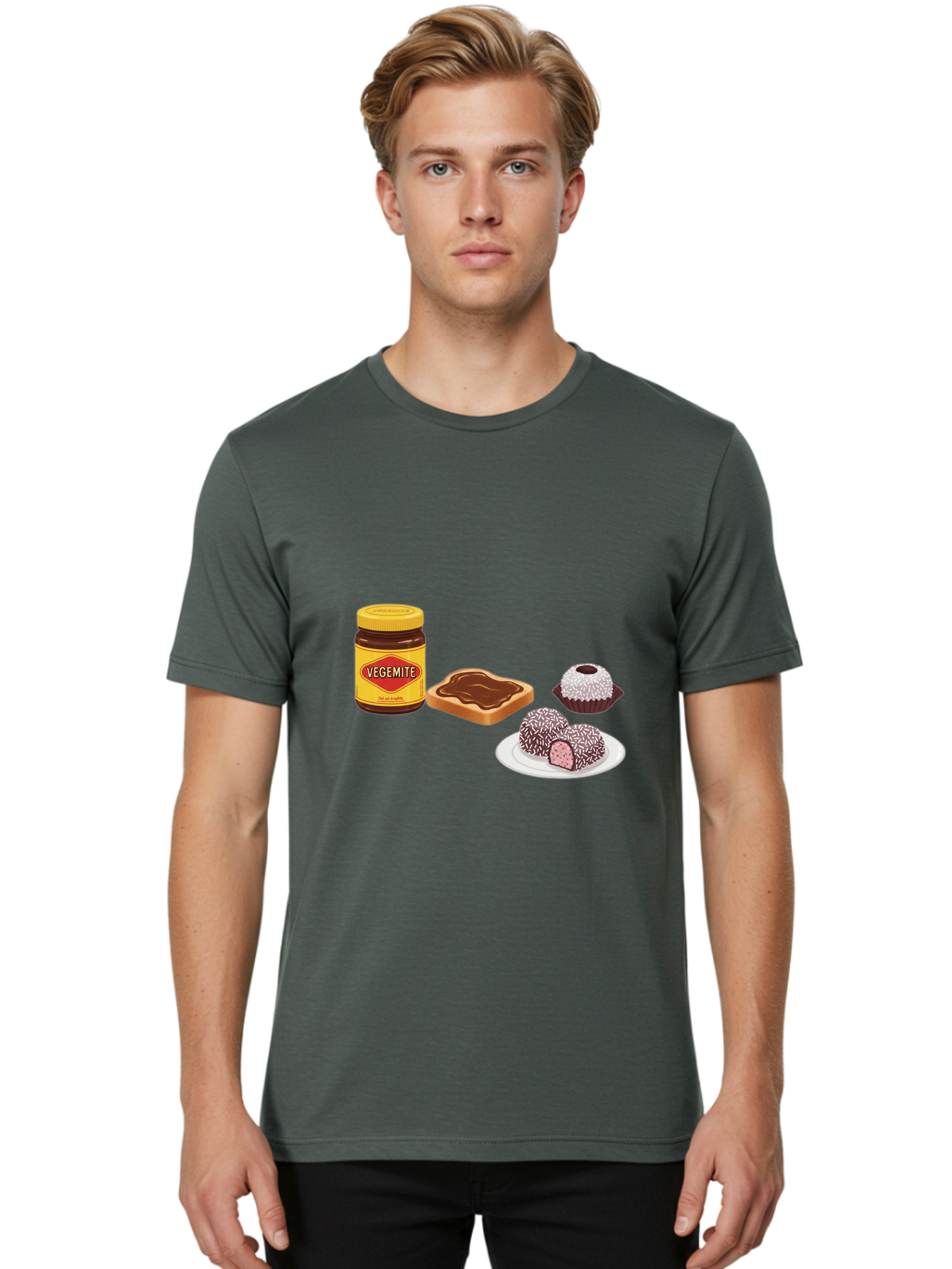Vegemite Men'S Graphic Tee, 100% Cotton, Comfortable Casual Summer Wear, Machine Washable, Vintage Camera, Old Camera, Antique Camera, Black Camera, Classic Photography, Photography Equipment, Nostalgic Device, Film Camera, Camera Art Ban908 17