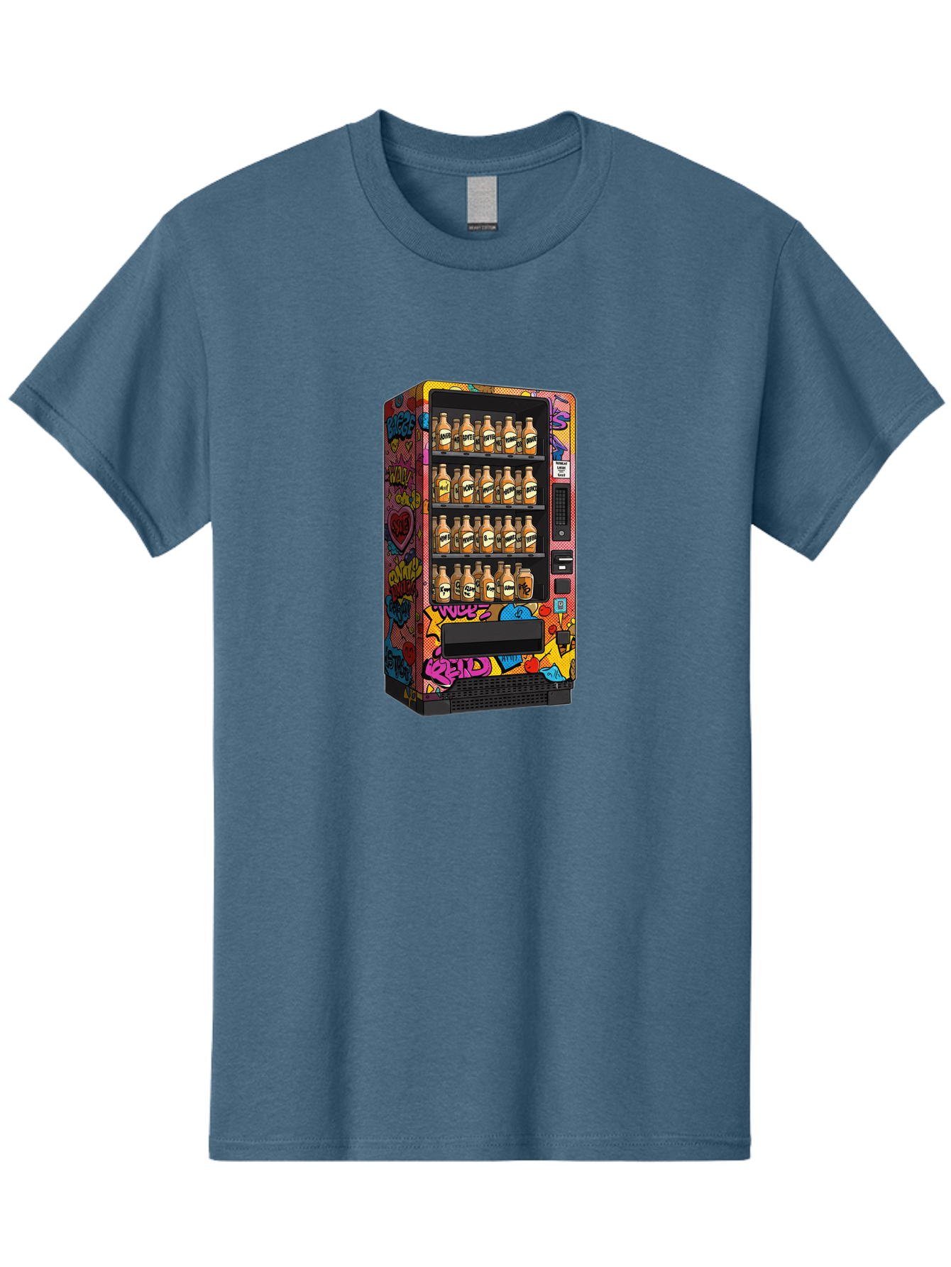 Vending-Machine-Graffiti Men'S Graphic Tee, 100% Cotton, Comfortable Casual Summer Wear, Machine Washable, Vintage Camera, Old Camera, Antique Camera, Black Camera, Classic Photography, Photography Equipment, Nostalgic Device, Film Camera, Ban909 13