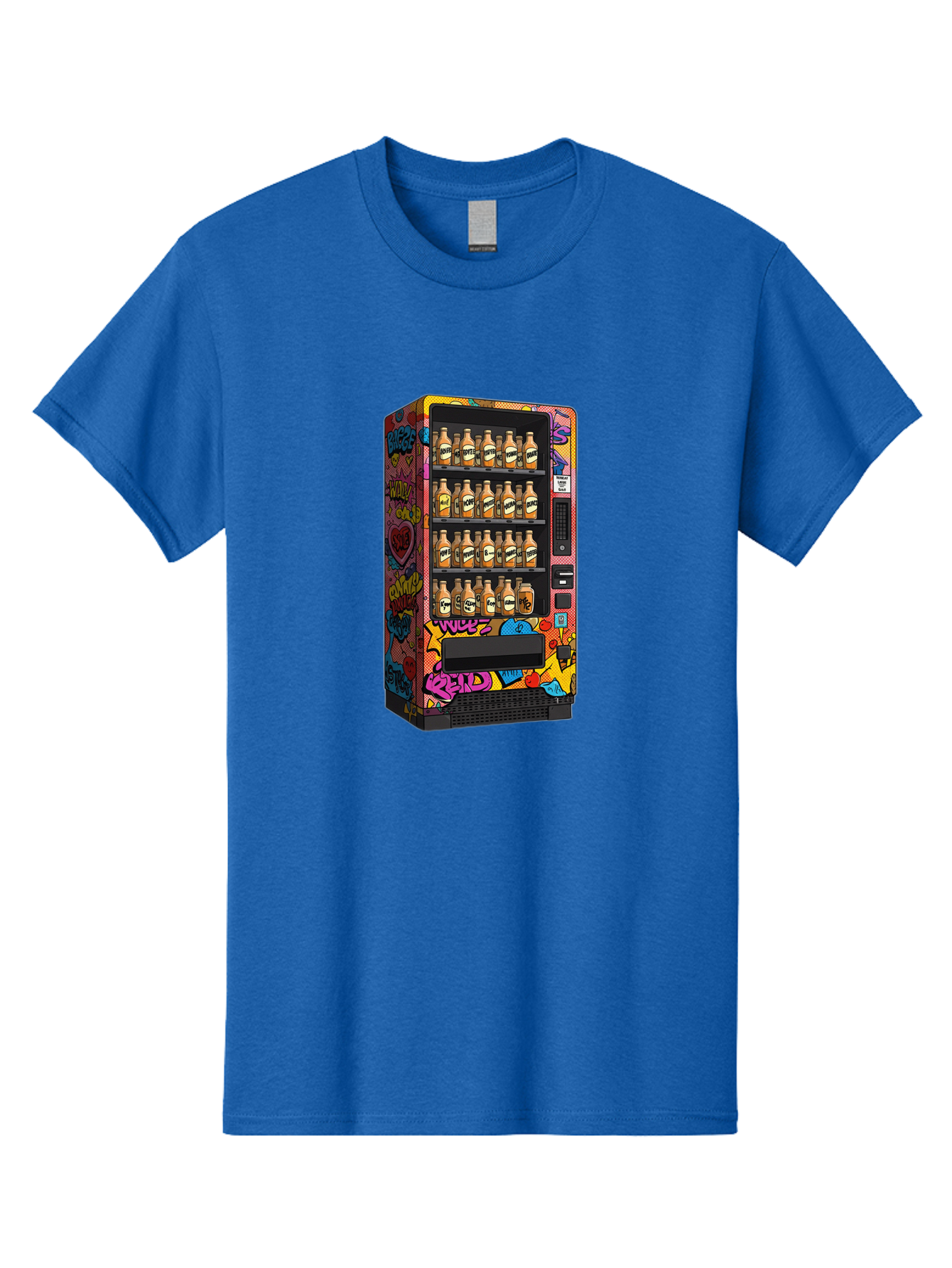Vending-Machine-Graffiti Men'S Graphic Tee, 100% Cotton, Comfortable Casual Summer Wear, Machine Washable, Vintage Camera, Old Camera, Antique Camera, Black Camera, Classic Photography, Photography Equipment, Nostalgic Device, Film Camera, Ban909 9