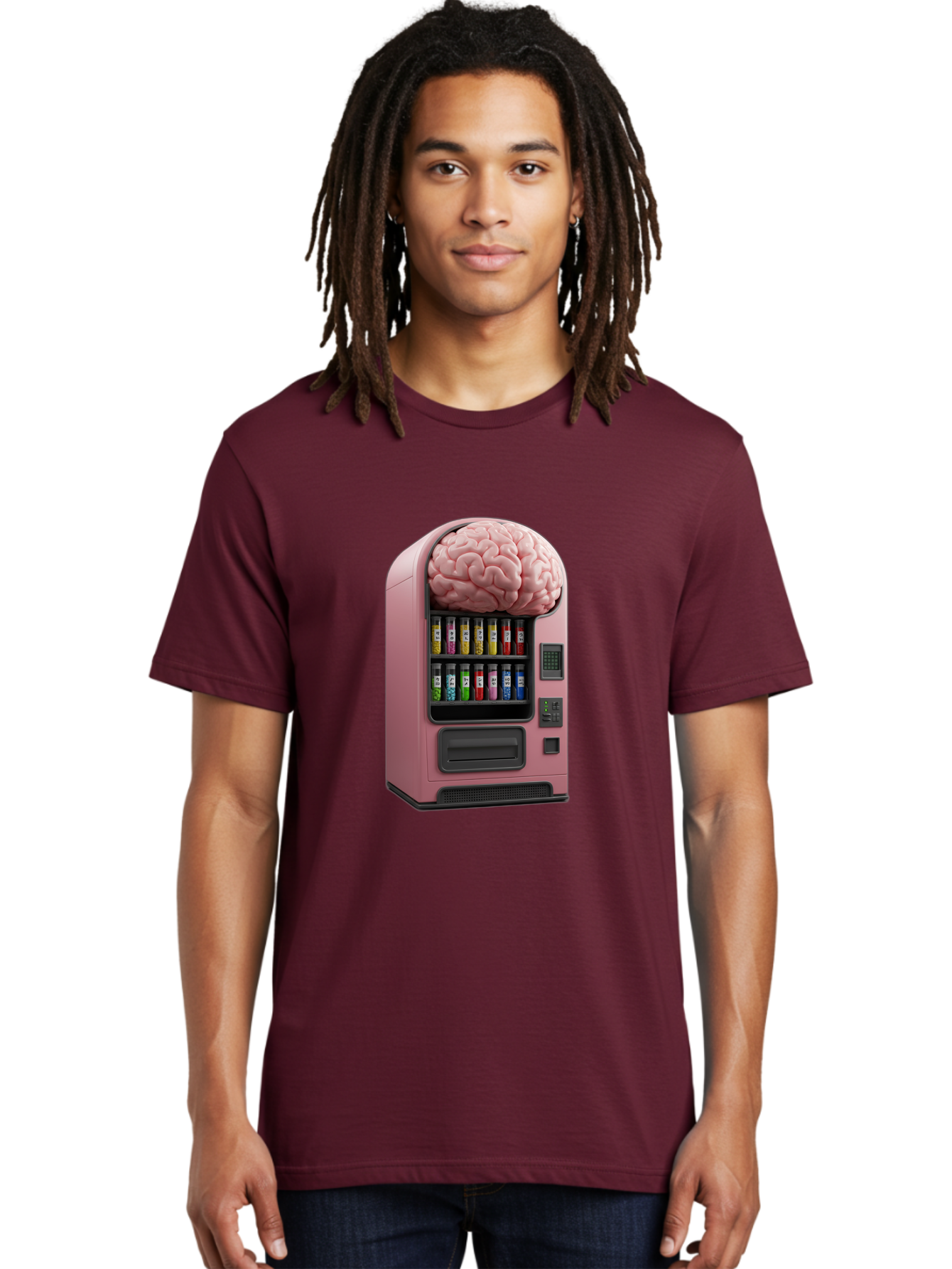 Vending-Machine-With-Brain Men'S Graphic Tee, 100% Cotton, Comfortable Casual Summer Wear, Machine Washable, Vintage Camera, Old Camera, Antique Camera, Black Camera, Classic Photography, Photography Equipment, Nostalgic Device, Film Camera, Ban910 18