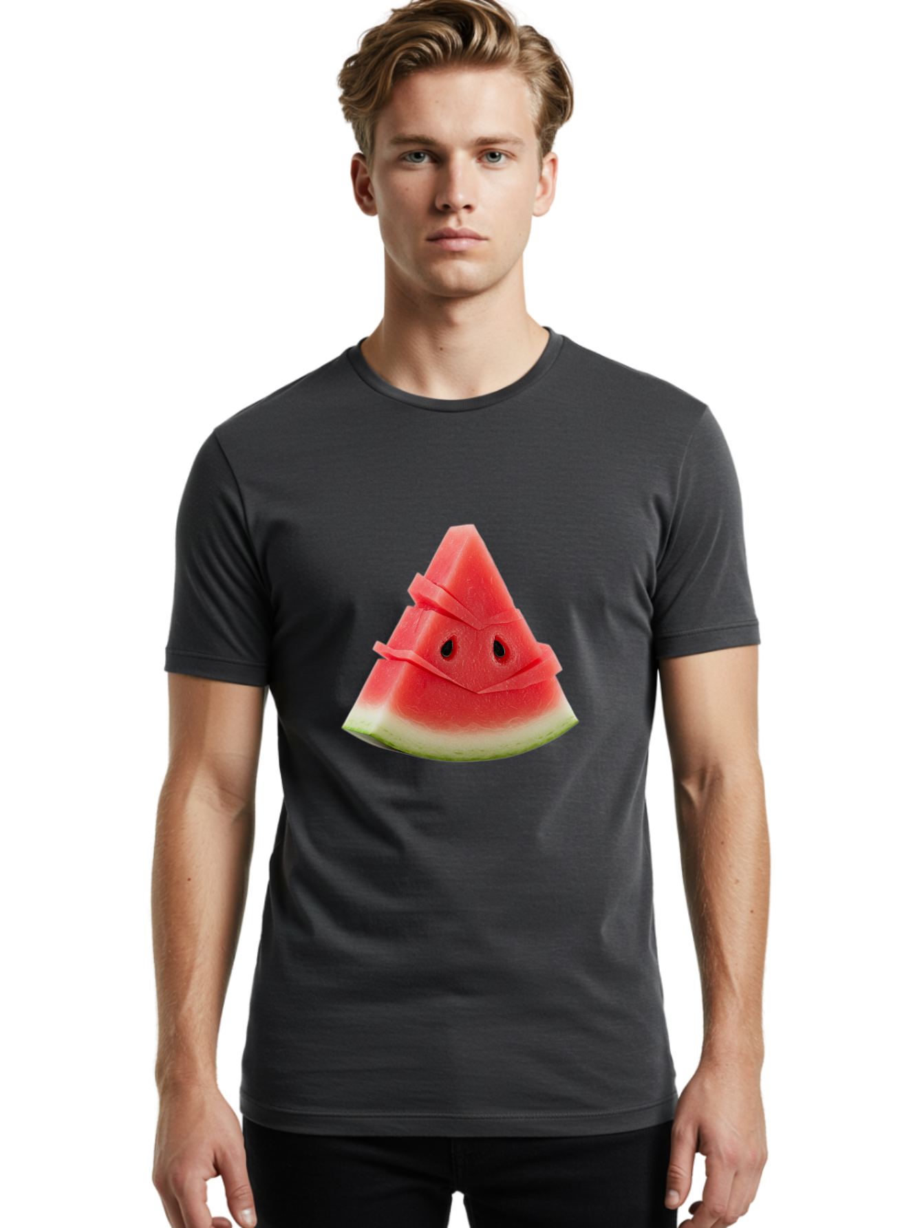 Watermelon-Face Men'S Graphic Tee, 100% Cotton, Comfortable Casual Summer Wear, Machine Washable, Vintage Camera, Old Camera, Antique Camera, Black Camera, Classic Photography, Photography Equipment, Nostalgic Device, Film Camera, Camera Art Ban957 25