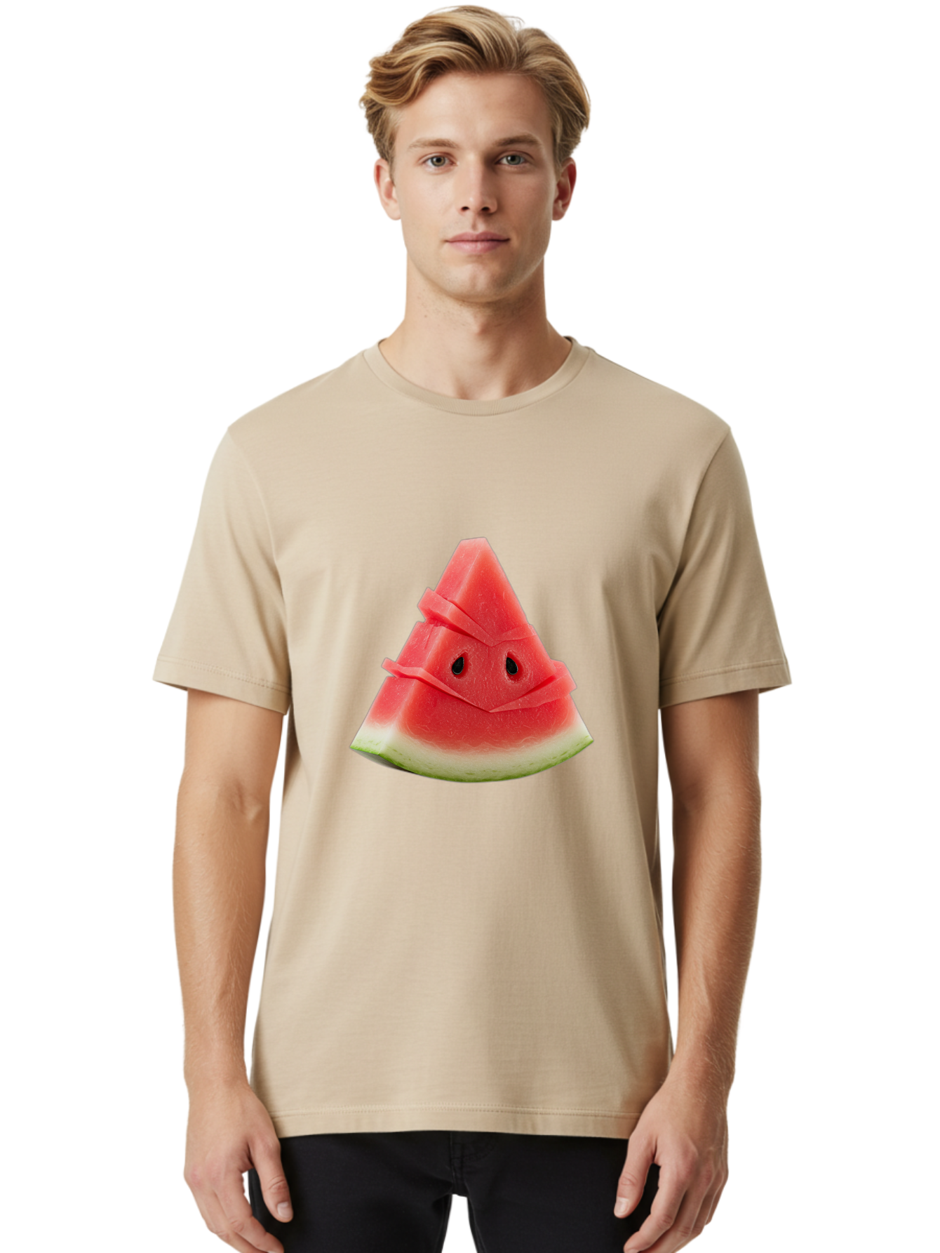 Watermelon-Face Men'S Graphic Tee, 100% Cotton, Comfortable Casual Summer Wear, Machine Washable, Vintage Camera, Old Camera, Antique Camera, Black Camera, Classic Photography, Photography Equipment, Nostalgic Device, Film Camera, Camera Art Ban957 17