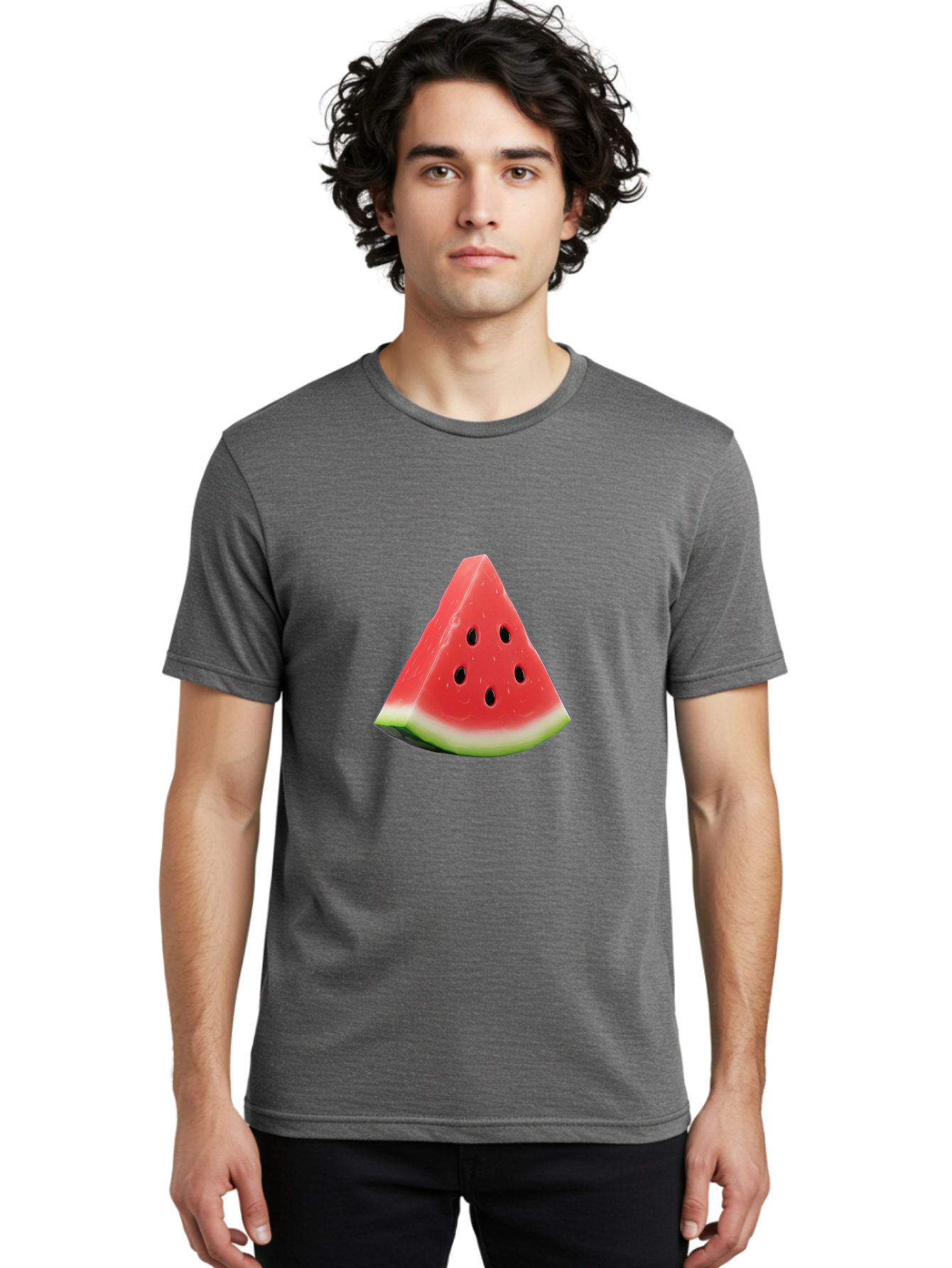 Watermelon-Slice-2 Men'S Graphic Tee, 100% Cotton, Comfortable Casual Summer Wear, Machine Washable, Vintage Camera, Old Camera, Antique Camera, Black Camera, Classic Photography, Photography Equipment, Nostalgic Device, Film Camera, Ban959 16