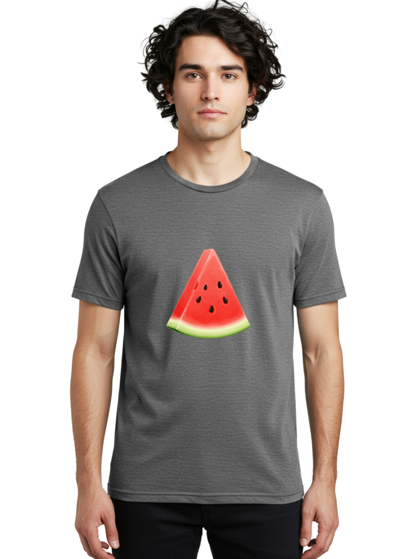 Watermelon-Slice-3 Men'S Graphic Tee, 100% Cotton, Comfortable Casual Summer Wear, Machine Washable, Vintage Camera, Old Camera, Antique Camera, Black Camera, Classic Photography, Photography Equipment, Nostalgic Device, Film Camera, Ban960 20