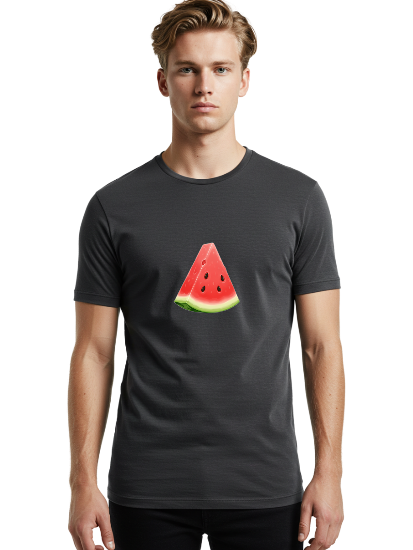 Watermelon-Slice-4 Men'S Graphic Tee, 100% Cotton, Comfortable Casual Summer Wear, Machine Washable, Vintage Camera, Old Camera, Antique Camera, Black Camera, Classic Photography, Photography Equipment, Nostalgic Device, Film Camera, Ban961 22