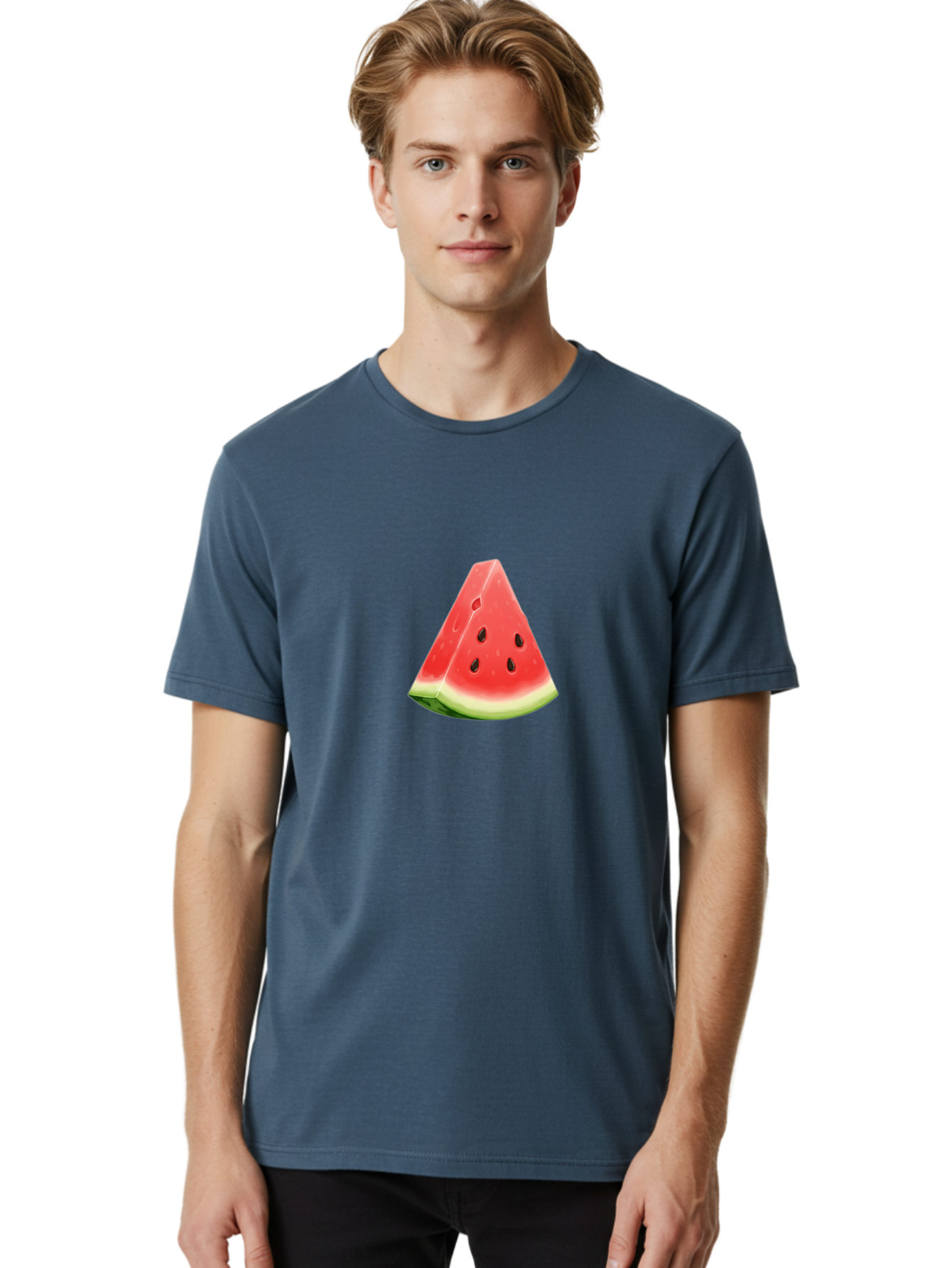 Watermelon-Slice-4 Men'S Graphic Tee, 100% Cotton, Comfortable Casual Summer Wear, Machine Washable, Vintage Camera, Old Camera, Antique Camera, Black Camera, Classic Photography, Photography Equipment, Nostalgic Device, Film Camera, Ban961 16