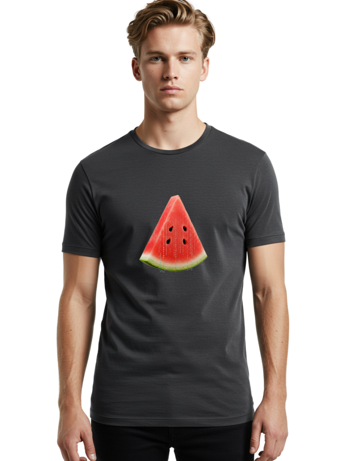 Watermelon-Slice-6 Men'S Graphic Tee, 100% Cotton, Comfortable Casual Summer Wear, Machine Washable, Vintage Camera, Old Camera, Antique Camera, Black Camera, Classic Photography, Photography Equipment, Nostalgic Device, Film Camera, Ban963 25