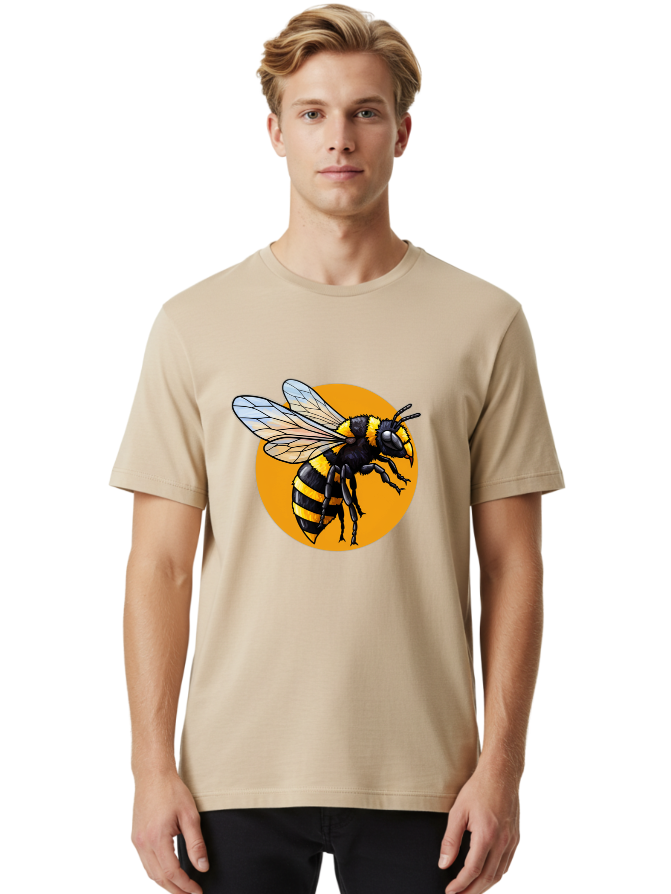 Yellow-And-Black-Bee Men'S Graphic Tee, 100% Cotton, Comfortable Casual Summer Wear, Machine Washable, Vintage Camera, Old Camera, Antique Camera, Black Camera, Classic Photography, Photography Equipment, Nostalgic Device, Film Camera, Ban997 27