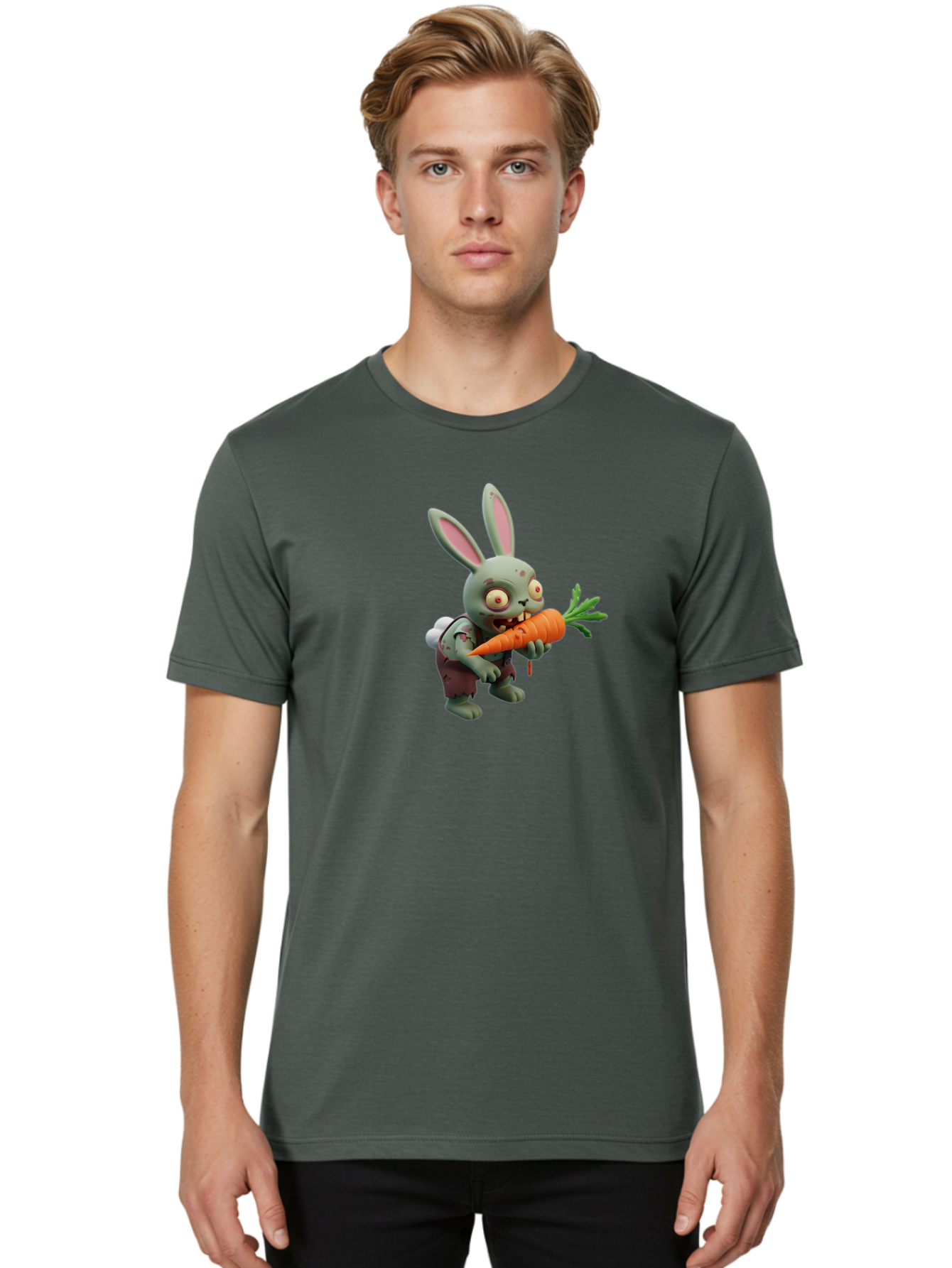 Zombie-Bunny-3 Men'S Graphic Tee, 100% Cotton, Comfortable Casual Summer Wear, Machine Washable, Vintage Camera, Old Camera, Antique Camera, Black Camera, Classic Photography, Photography Equipment, Nostalgic Device, Film Camera, Camera Art Bao006 20