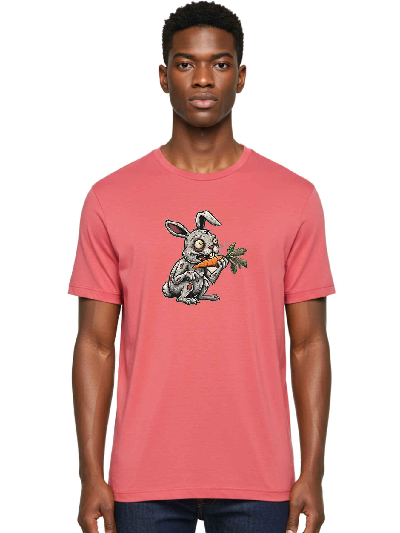 Zombie-Rabbit-1 Men'S Graphic Tee, 100% Cotton, Comfortable Casual Summer Wear, Machine Washable, Vintage Camera, Old Camera, Antique Camera, Black Camera, Classic Photography, Photography Equipment, Nostalgic Device, Film Camera, Camera Art Bao012 22