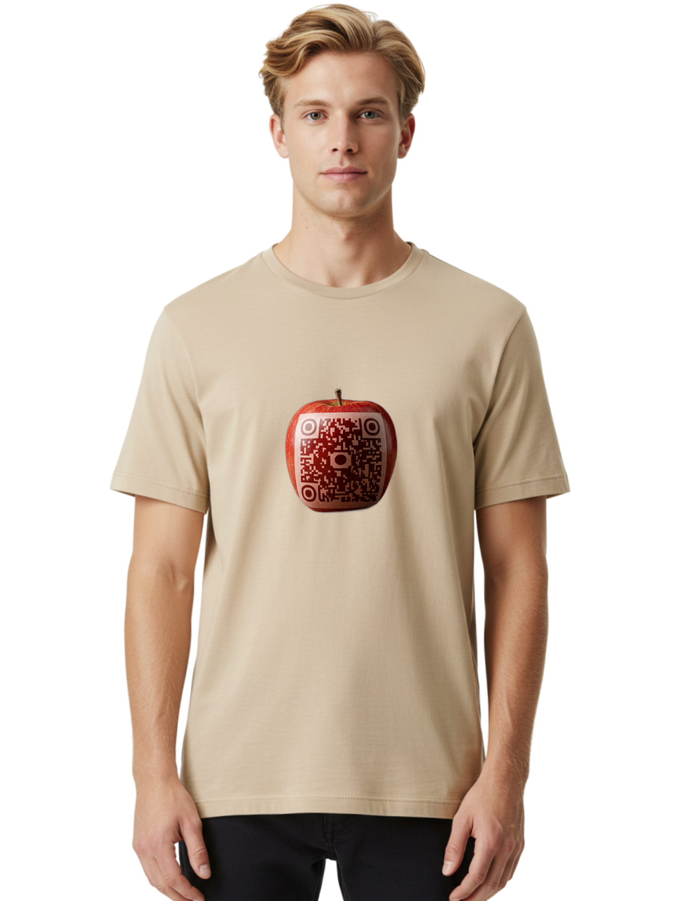 Qr-Apple Men'S Graphic Tee, 100% Cotton, Comfortable Casual Summer Wear, Machine Washable, Vintage Camera, Old Camera, Antique Camera, Black Camera, Classic Photography, Photography Equipment, Nostalgic Device, Film Camera, Camera Art Bao778 27