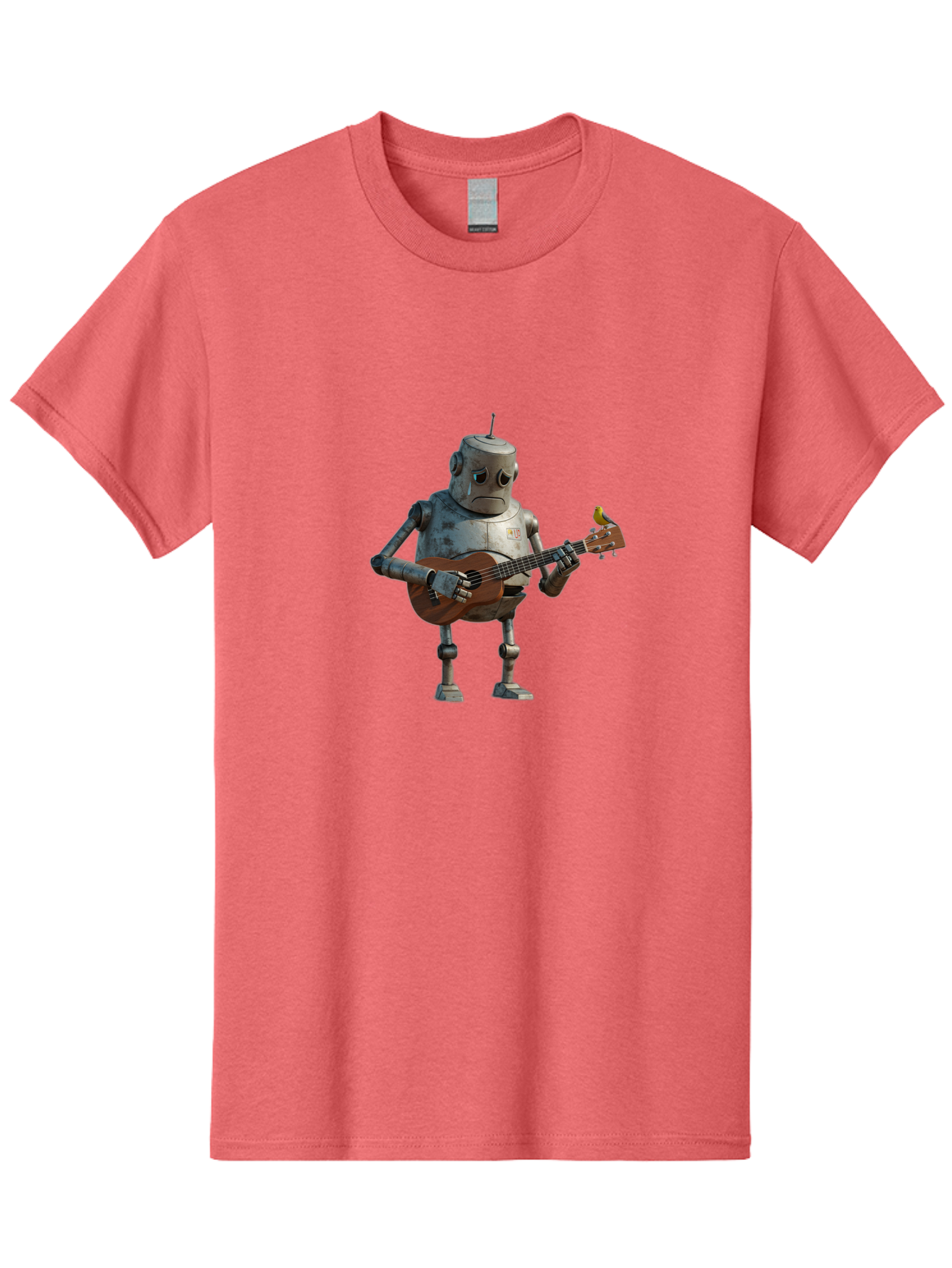 Robot-Playing-Guitar Men'S Graphic Tee, 100% Cotton, Comfortable Casual Summer Wear, Machine Washable, Vintage Camera, Old Camera, Antique Camera, Black Camera, Classic Photography, Photography Equipment, Nostalgic Device, Film Camera, Bao806 7