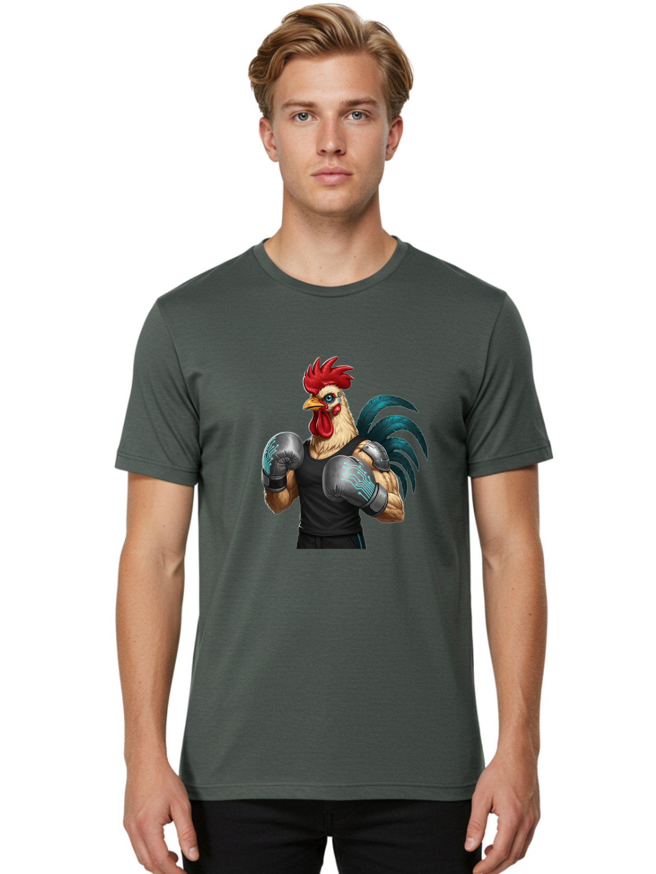 Rooster-Boxer-1 Men'S Graphic Tee, 100% Cotton, Comfortable Casual Summer Wear, Machine Washable, Vintage Camera, Old Camera, Antique Camera, Black Camera, Classic Photography, Photography Equipment, Nostalgic Device, Film Camera, Camera Art Bao811 22