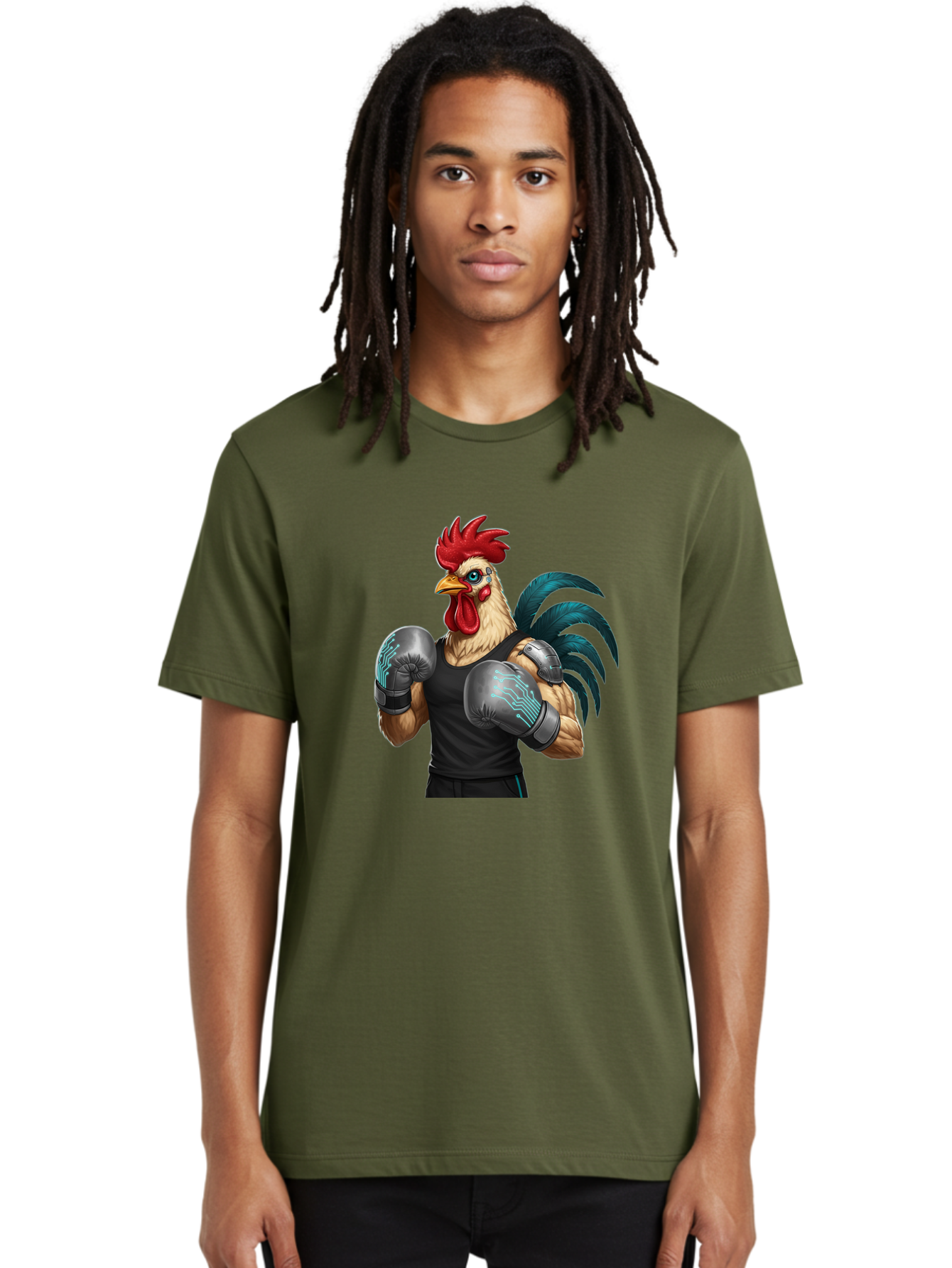 Rooster-Boxer-1 Men'S Graphic Tee, 100% Cotton, Comfortable Casual Summer Wear, Machine Washable, Vintage Camera, Old Camera, Antique Camera, Black Camera, Classic Photography, Photography Equipment, Nostalgic Device, Film Camera, Camera Art Bao811 25