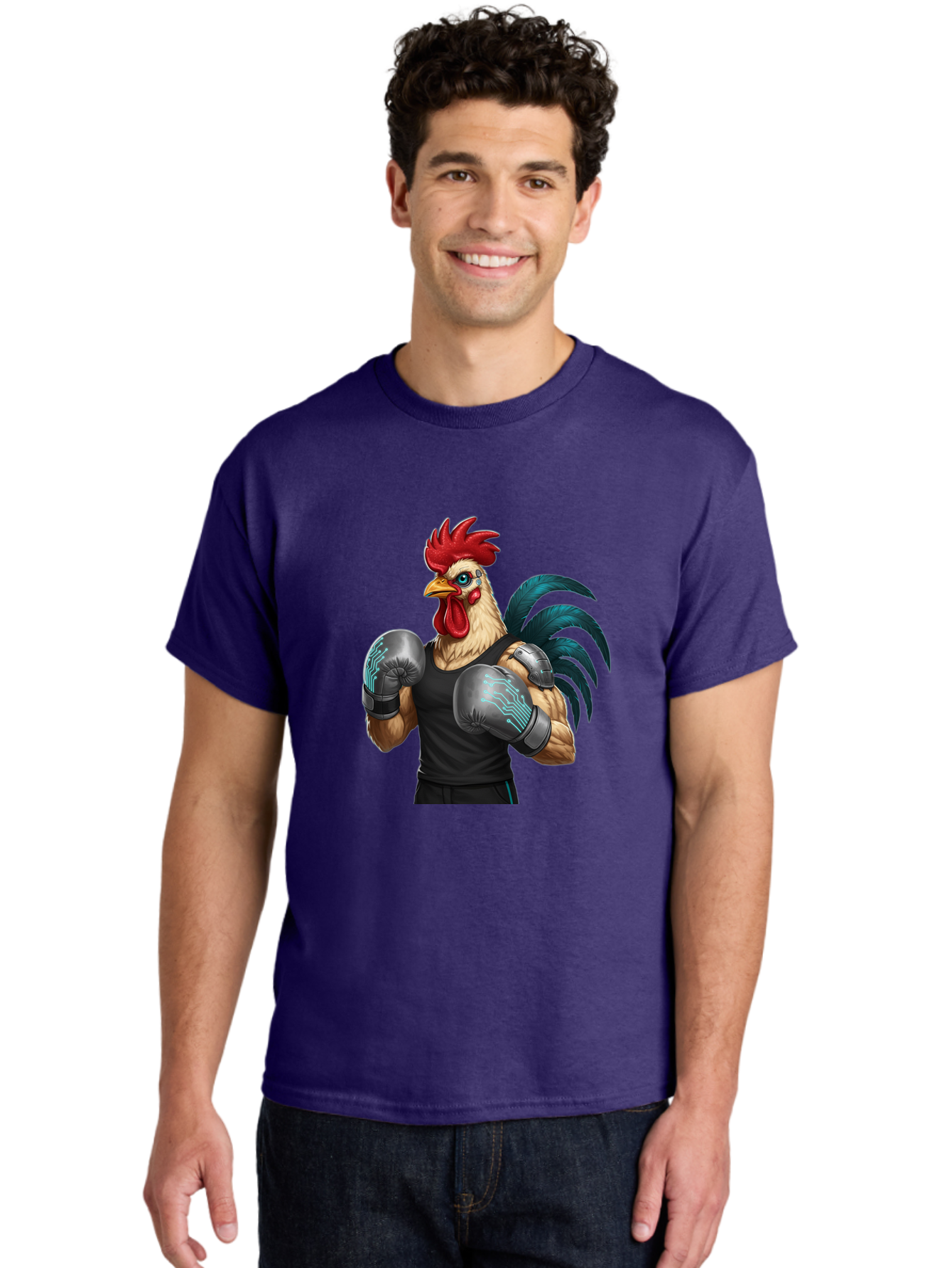 Rooster-Boxer-1 Men'S Graphic Tee, 100% Cotton, Comfortable Casual Summer Wear, Machine Washable, Vintage Camera, Old Camera, Antique Camera, Black Camera, Classic Photography, Photography Equipment, Nostalgic Device, Film Camera, Camera Art Bao811 30