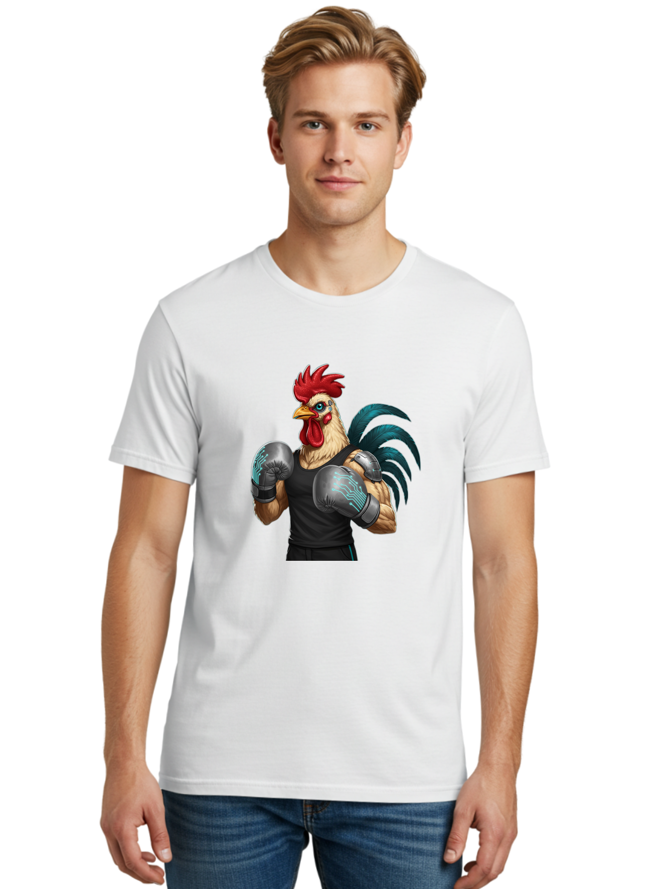 Rooster-Boxer-1 Men'S Graphic Tee, 100% Cotton, Comfortable Casual Summer Wear, Machine Washable, Vintage Camera, Old Camera, Antique Camera, Black Camera, Classic Photography, Photography Equipment, Nostalgic Device, Film Camera, Camera Art Bao811 16
