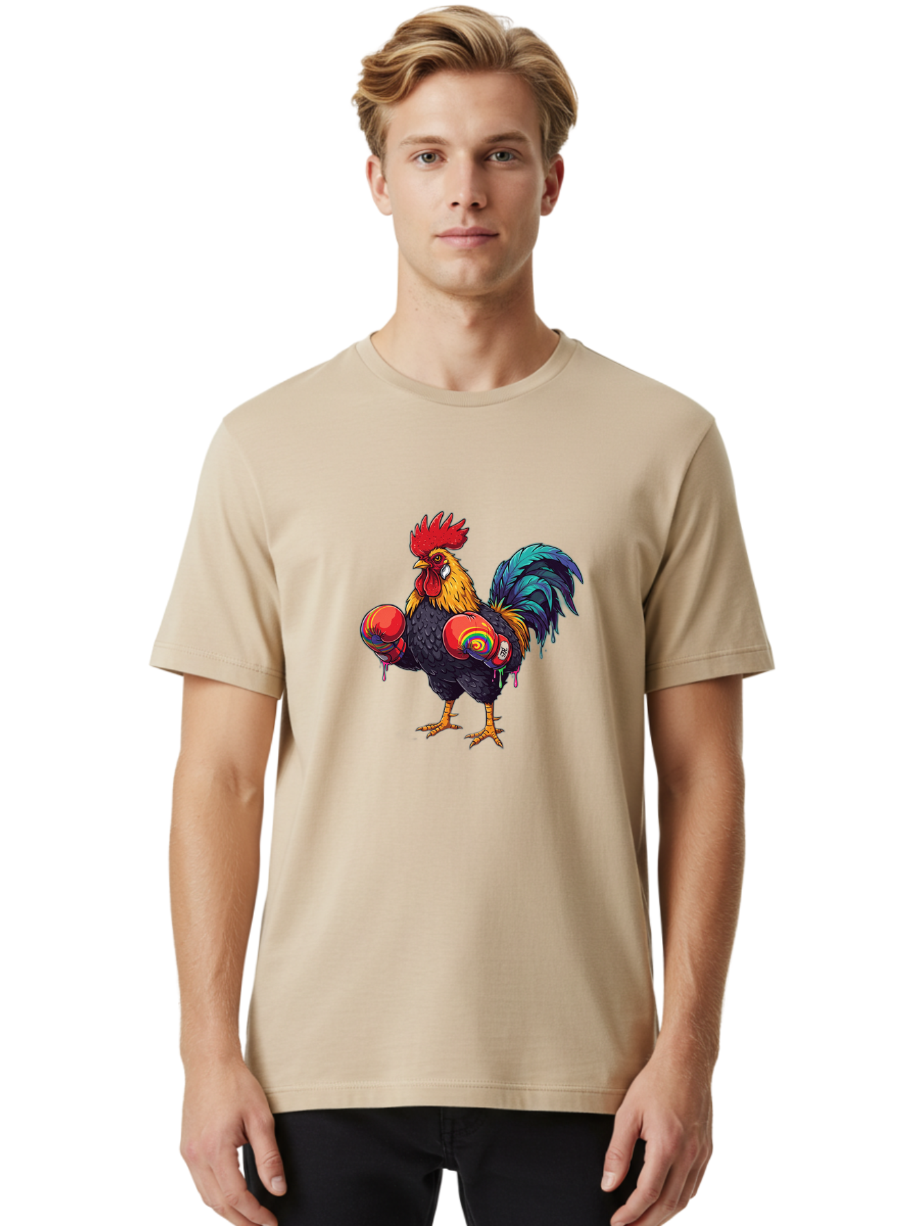 Rooster-Boxer Men'S Graphic Tee, 100% Cotton, Comfortable Casual Summer Wear, Machine Washable, Vintage Camera, Old Camera, Antique Camera, Black Camera, Classic Photography, Photography Equipment, Nostalgic Device, Film Camera, Camera Art Bao812 22