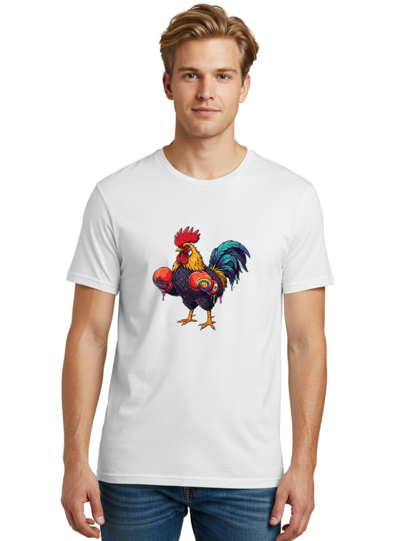 Rooster-Boxer Men'S Graphic Tee, 100% Cotton, Comfortable Casual Summer Wear, Machine Washable, Vintage Camera, Old Camera, Antique Camera, Black Camera, Classic Photography, Photography Equipment, Nostalgic Device, Film Camera, Camera Art Bao812 25