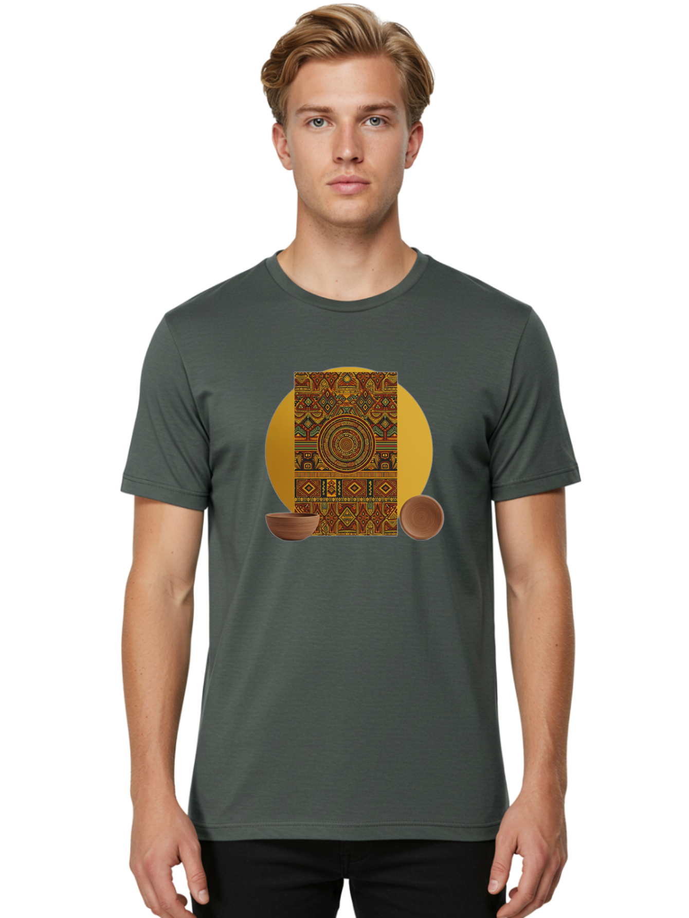 Tribal Men'S Graphic Tee, 100% Cotton, Comfortable Casual Summer Wear, Machine Washable, Vintage Camera, Old Camera, Antique Camera, Black Camera, Classic Photography, Photography Equipment, Nostalgic Device, Film Camera, Camera Art Bao964 28